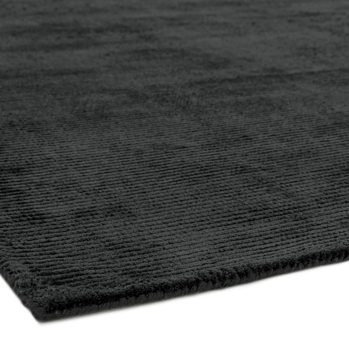 Reko Plain Vicose Rugs in Charcoal Grey&nbsp;200x300cm – image 4