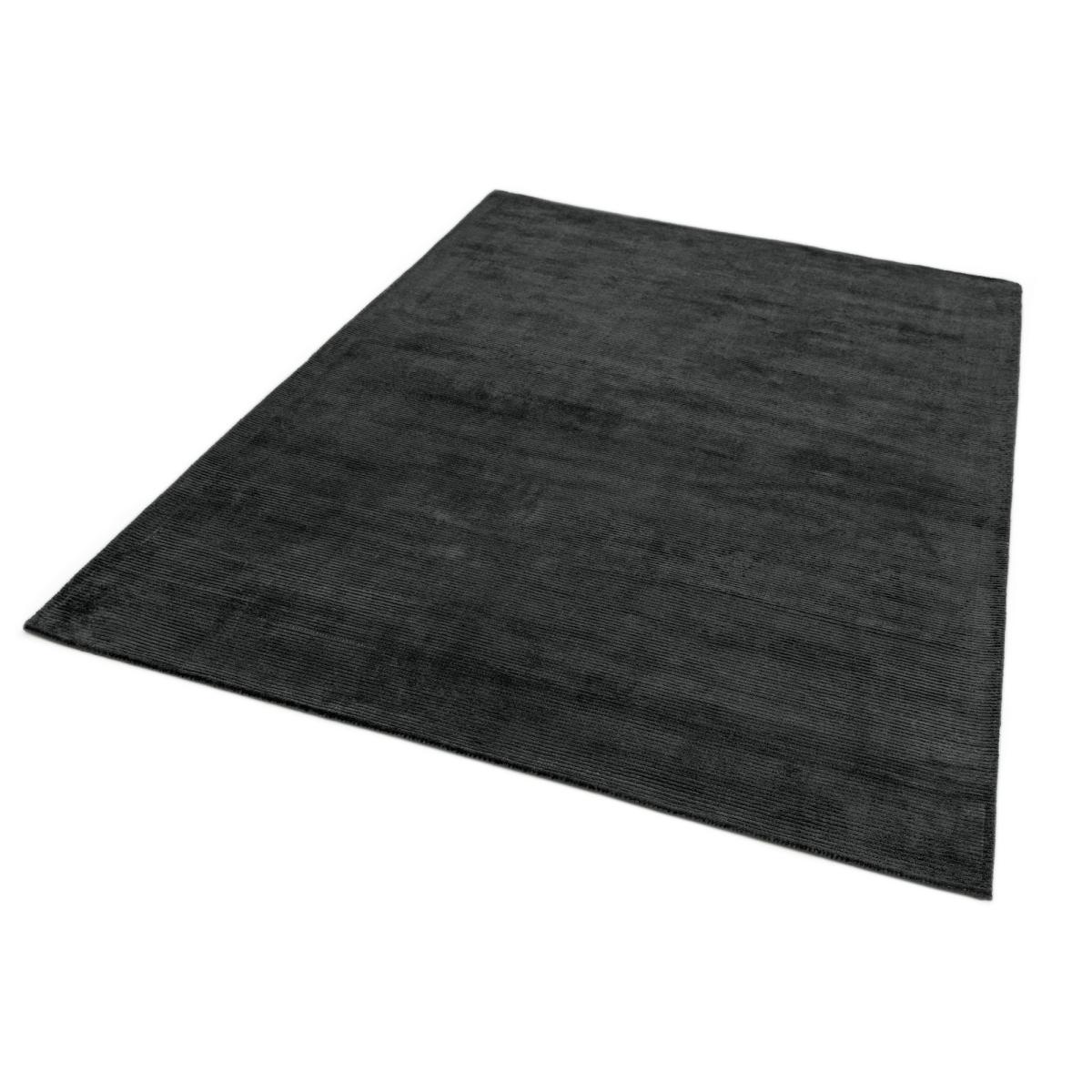 Reko Plain Vicose Rugs in Charcoal Grey&nbsp;200x300cm – image 5