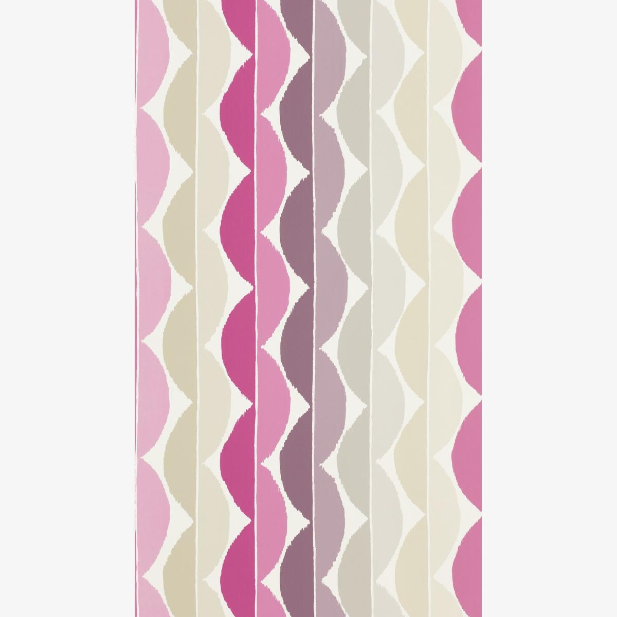 Yoki Retro Wallpaper 110829 by Scion in Berry Plum Purple Roll