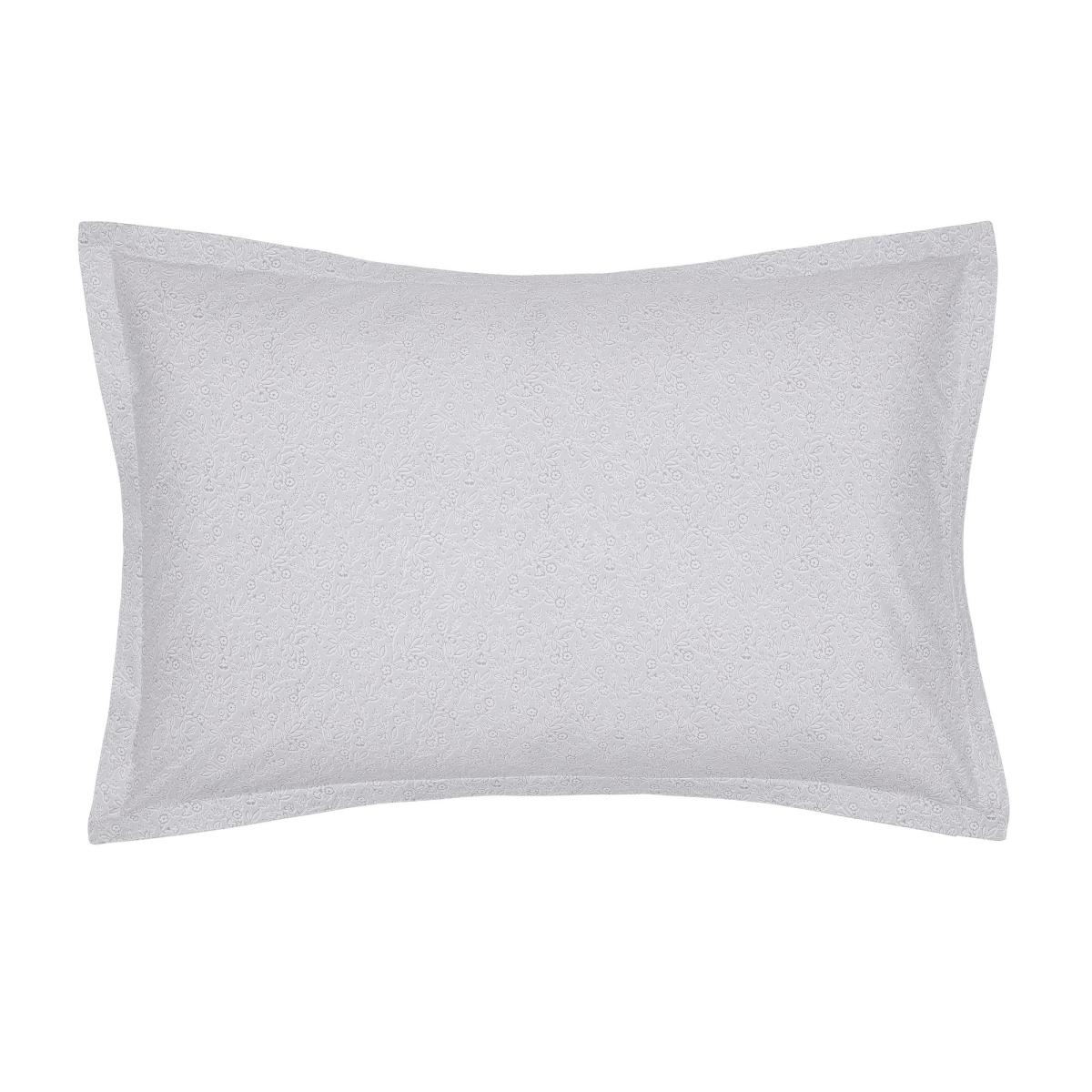 Silva Organic Cotton Bedding Duvet Cover and Pillowcase By Murmur in Cloud Grey 260x220cm – image 4