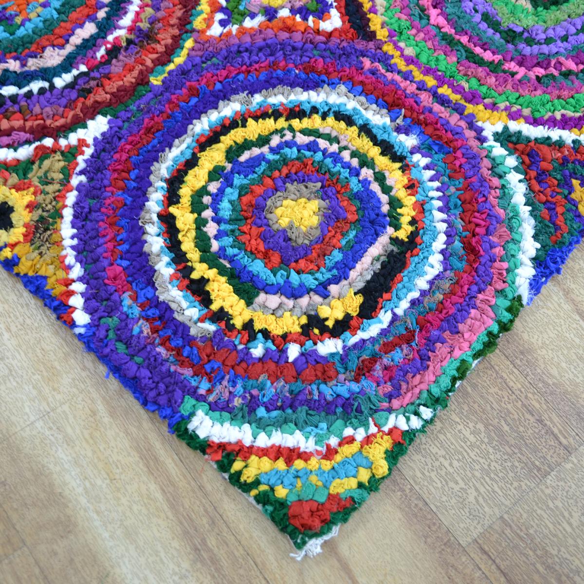 Cotton Chindi Rainbow Multicoloured Rugs 02 – image 2