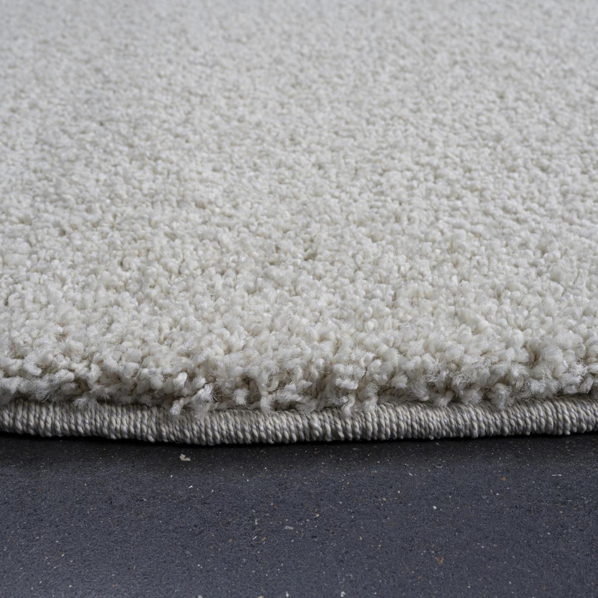 Mehari 23001 6268 Plain Shaggy Rugs in Grey Multi 160x160cm – image 3