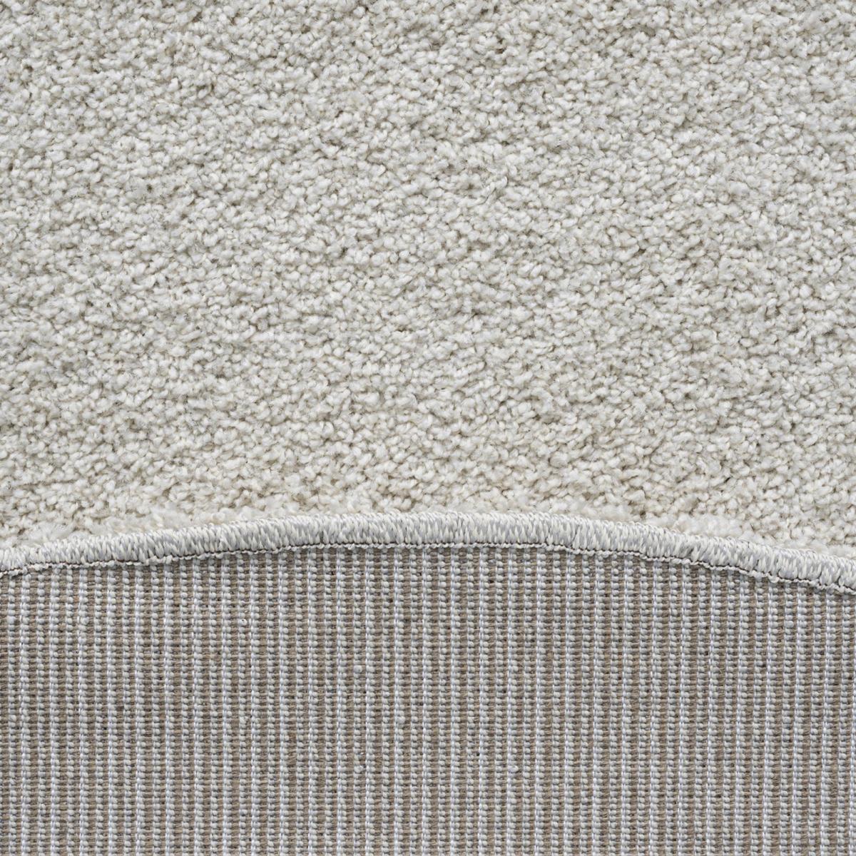 Mehari 23001 6268 Plain Shaggy Rugs in Grey Multi 160x160cm – image 4