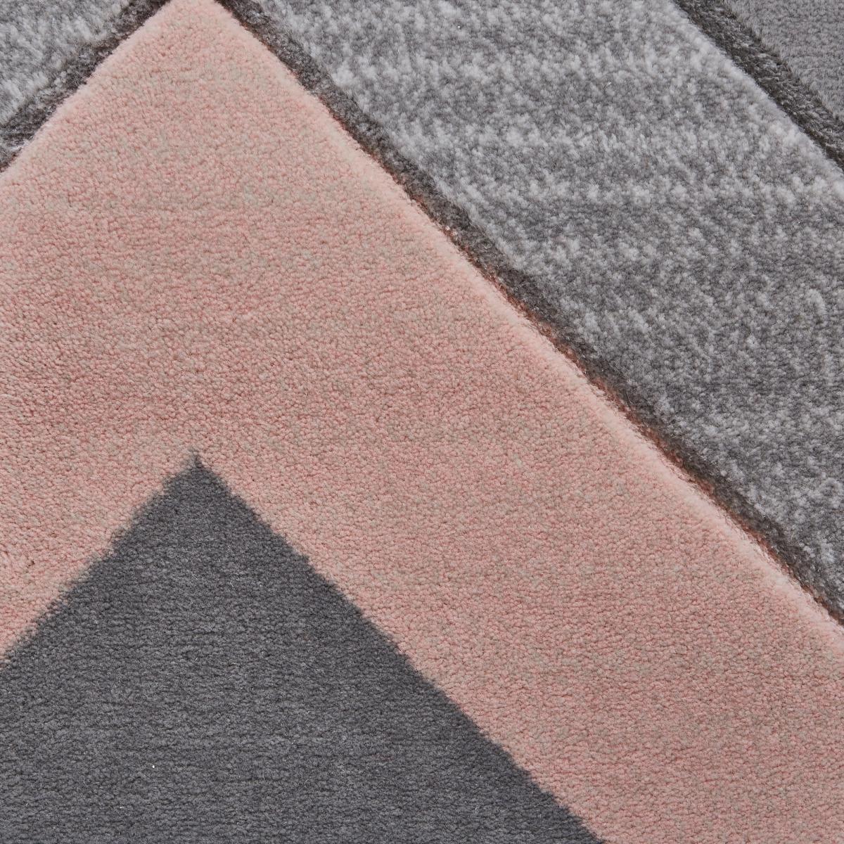 Pembroke Rugs G2075 in Grey and Rose160x220cm – image 3