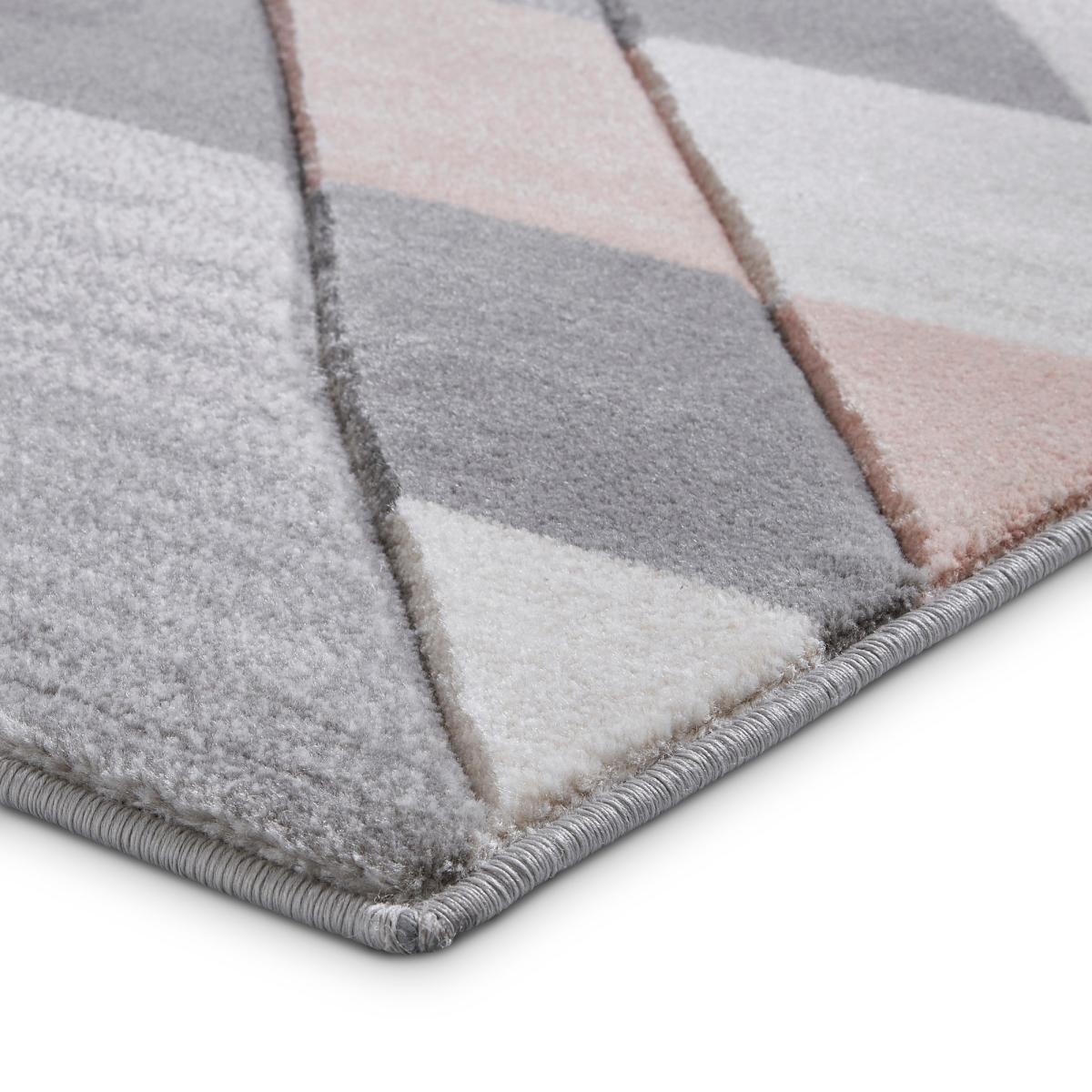 Pembroke Rugs G2075 in Grey and Rose160x220cm – image 4