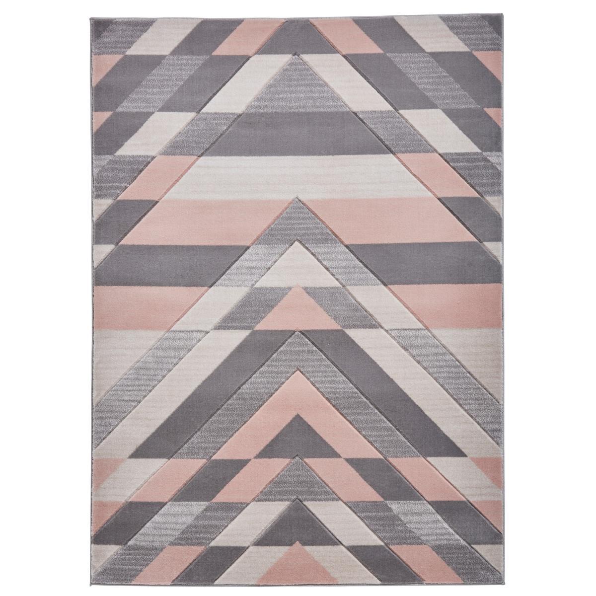 Pembroke Rugs G2075 in Grey and Rose160x220cm – image 5