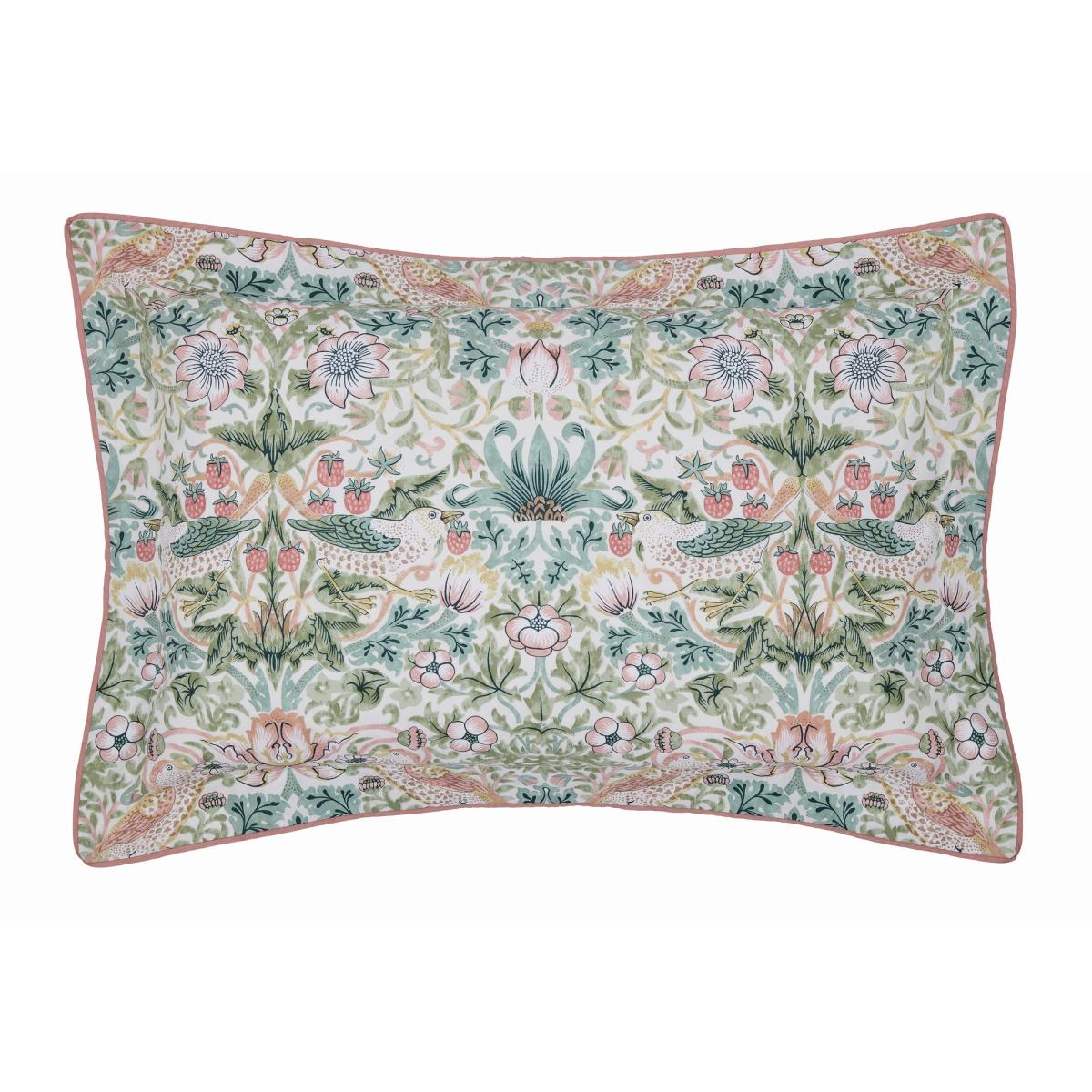 Strawberry Thief Bedding by William Morris in Cochineal Pink140x200cm – image 4