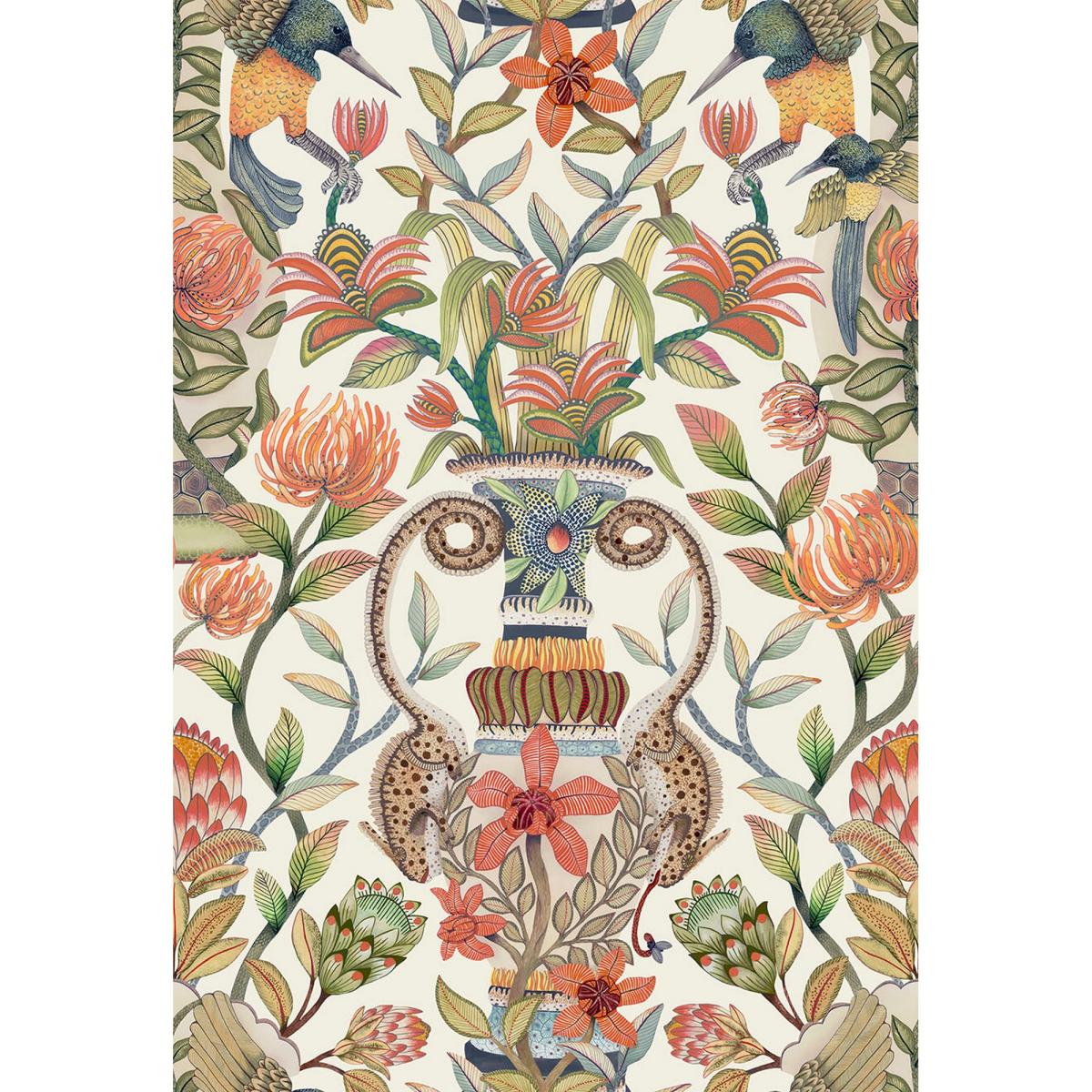 Luxury Protea Garden Silk Wallpaper 119 10045 by Cole & Son in Multicolour&nbsp;Roll – image 3