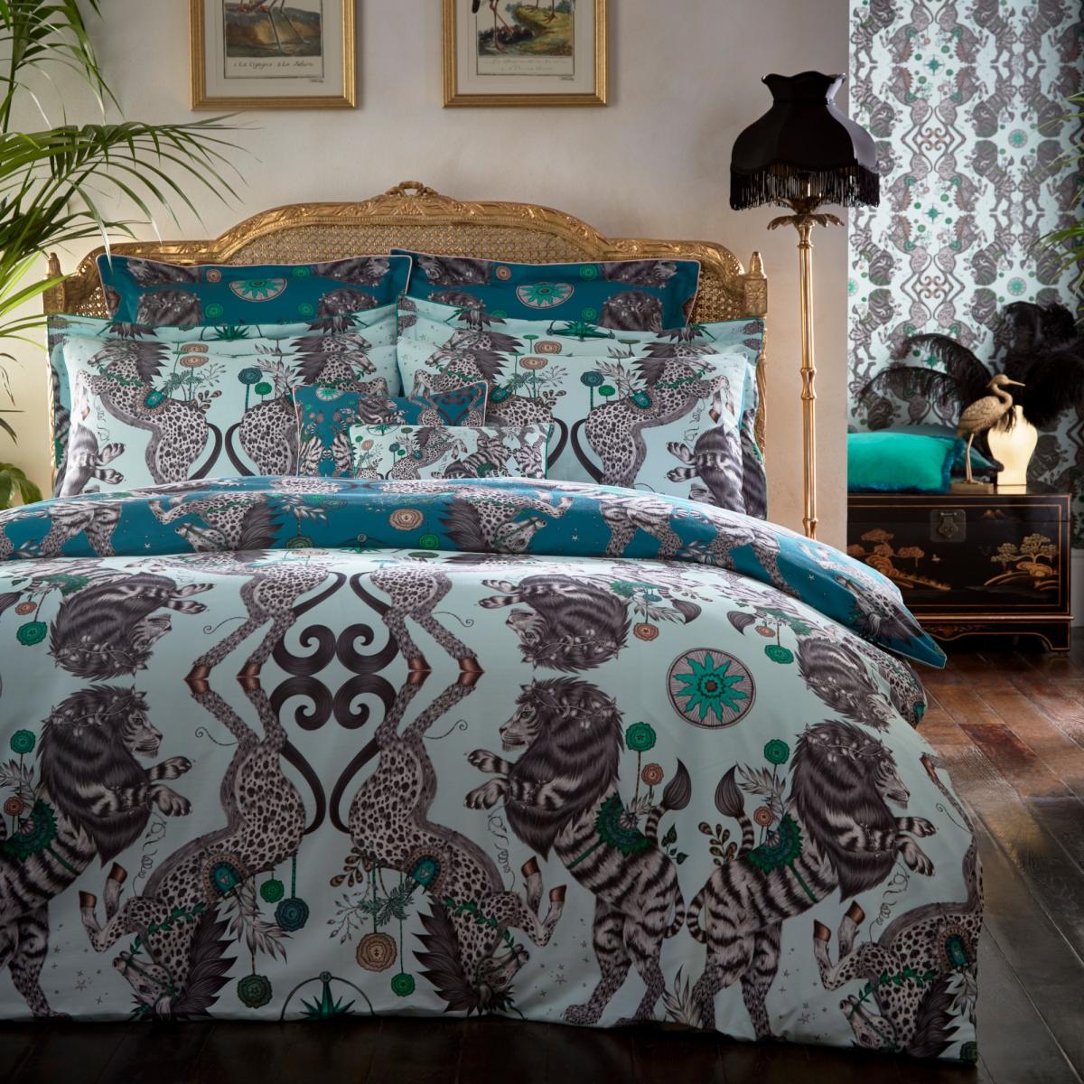 Caspian Majestic Lion And Unicorn Bedding By Emma J Shipley50x75cm – image 2