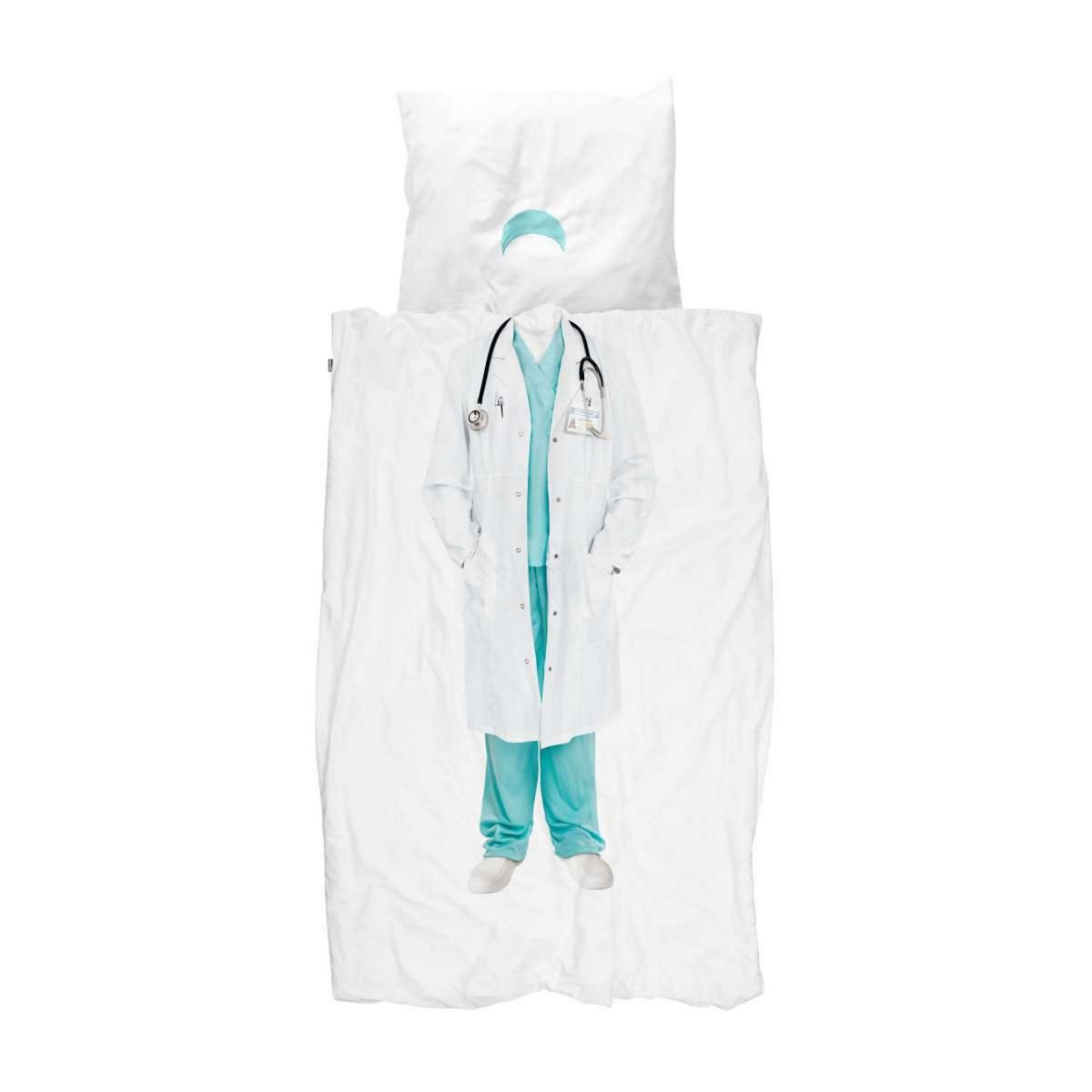 Doctor Organic Cotton Bedding in White 135X200cm – image 4