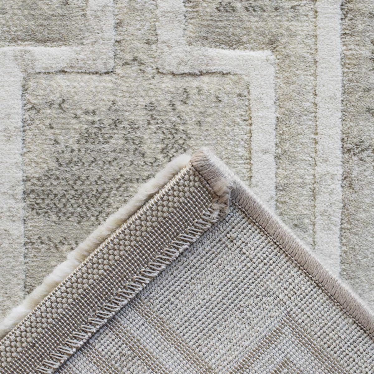 Galleria Modern Abstract Carved rugs 63597 7665 in Beige – image 1