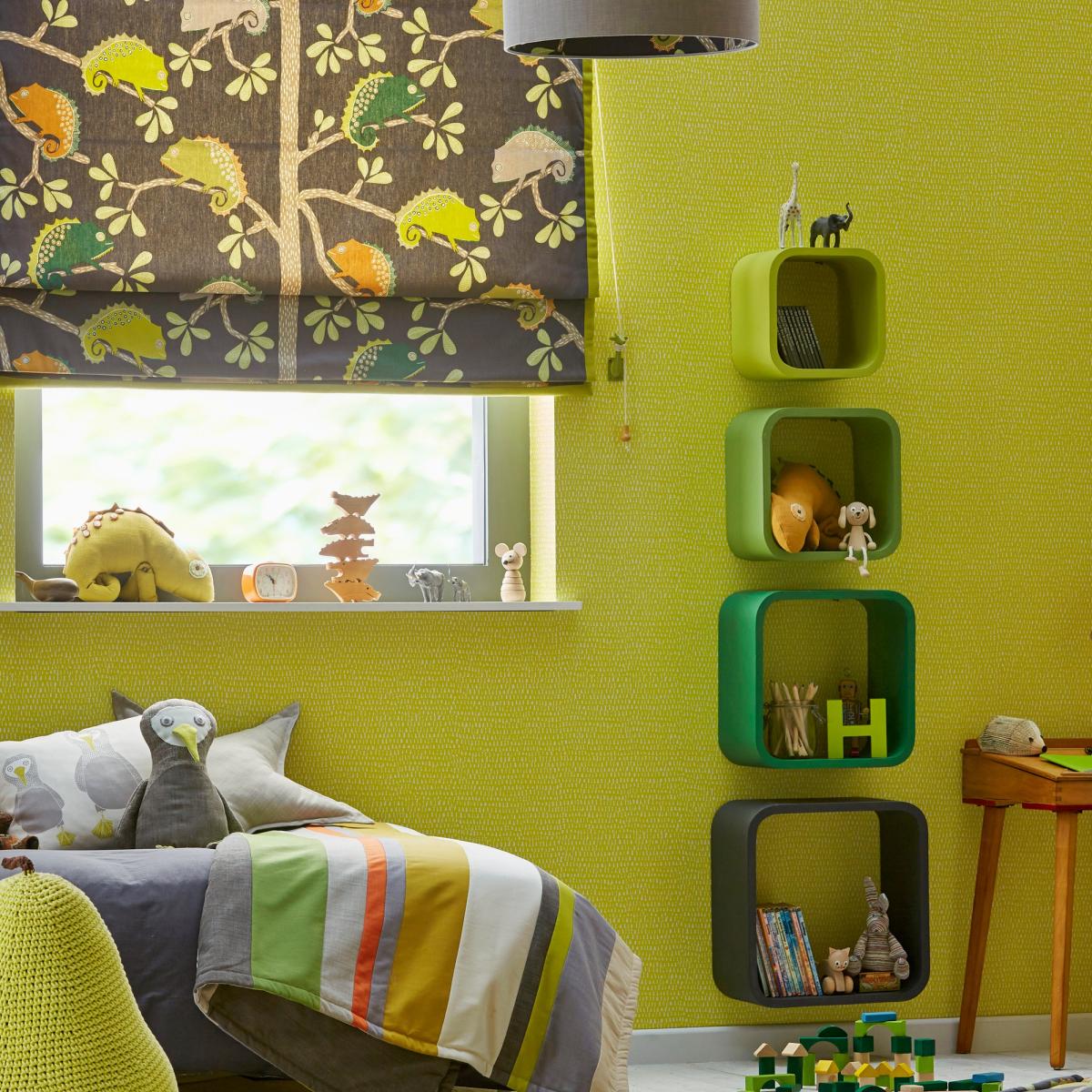Totak Geometric Wallpaper 111274 by Scion in Citrus Yellow Roll – image 1