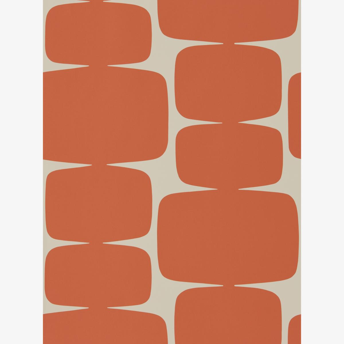 Lohko Wallpaper 111295 by Scion in Paprika Orange Roll – image 1