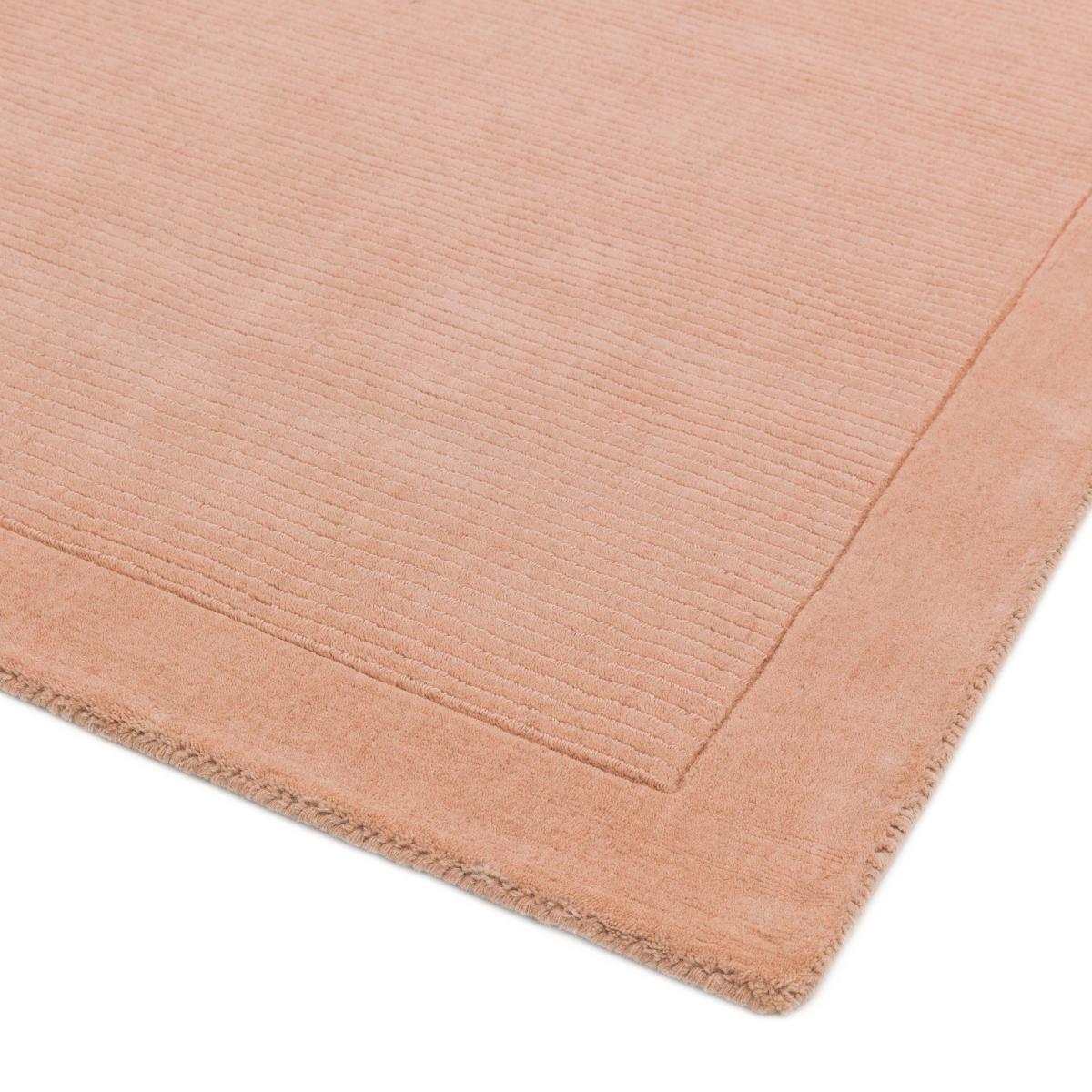 York Plain Wool Rugs in Pink&nbsp;160x230cm – image 3