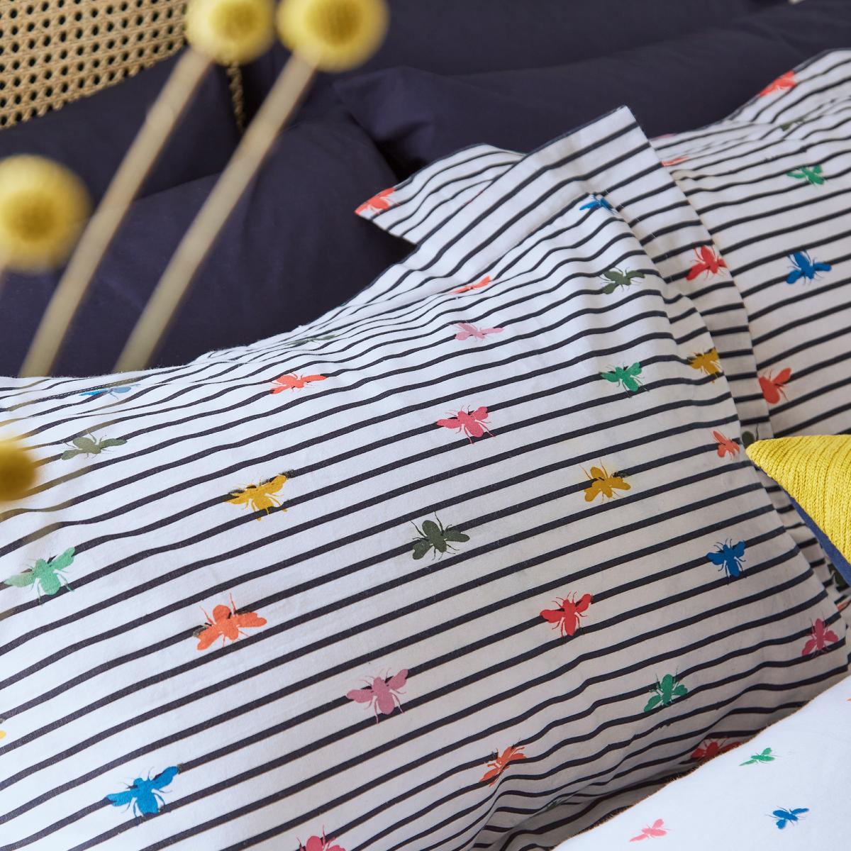 Rainbow Bee Cotton Bedding Set by Joules in Multi&nbsp;220x230cm – image 5