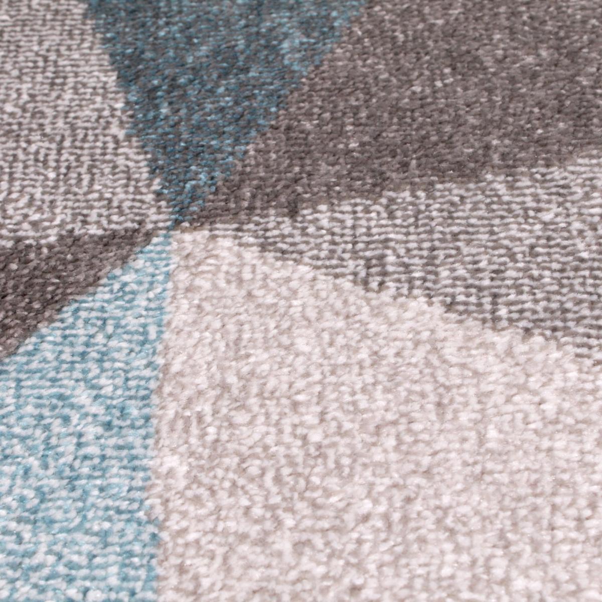 Ultimate Spirit Kite Geometric Rugs in Teal Blue – image 2