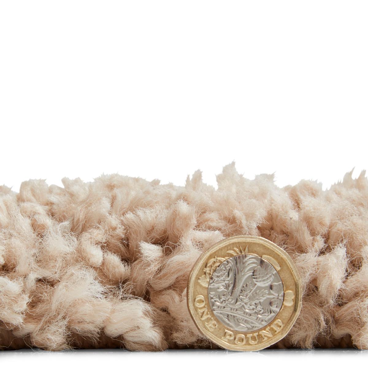 Sierra 9000 Shaggy Rugs in Camel Beige 80x150cm – image 3