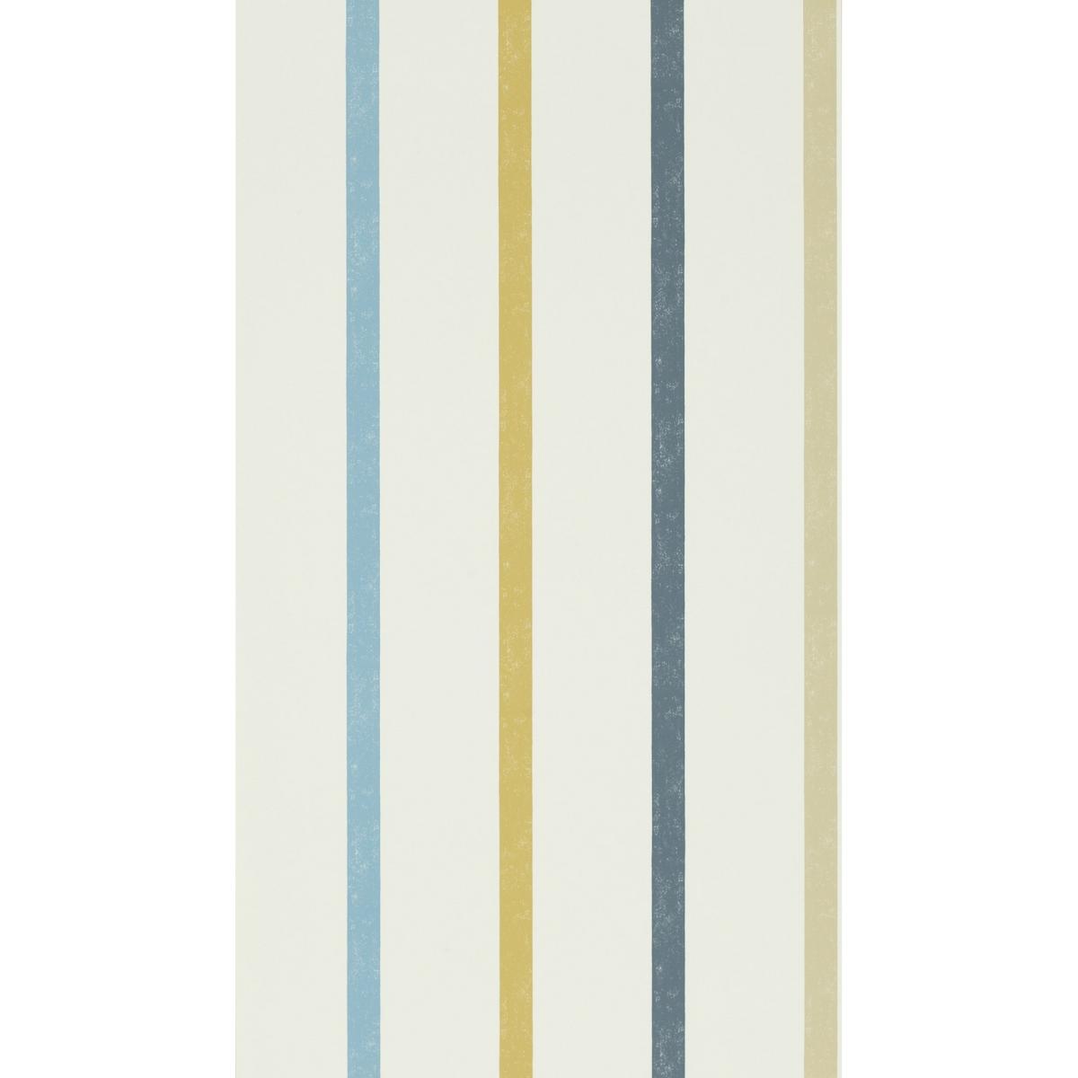 Hoppa Stripe Wallpaper 111115 by Scion in Cobalt Almond Midnight&nbsp;Roll – image 2