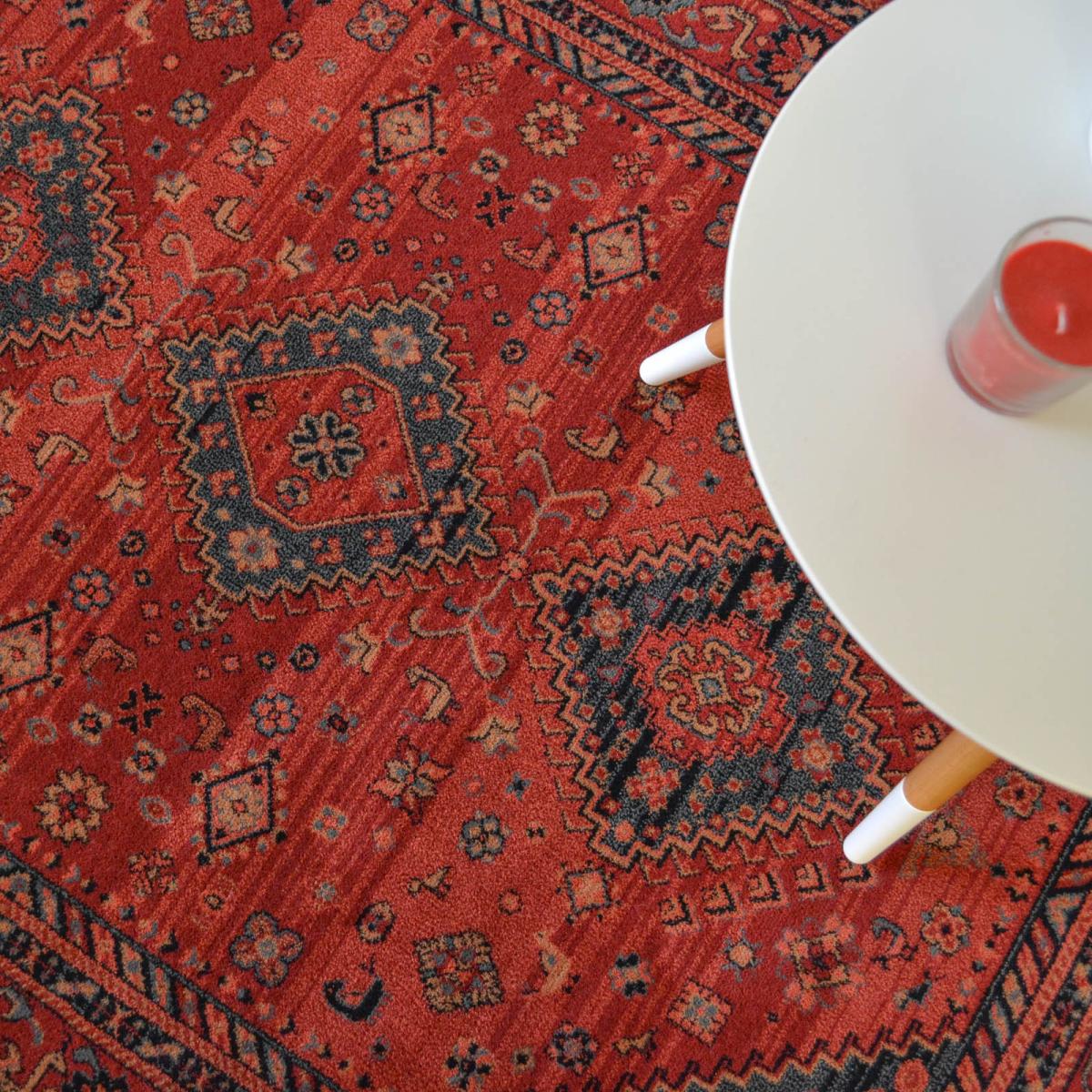 Royal Kashqai Traditional Wool Rugs 4345 300 in Red 135x200cm – image 4
