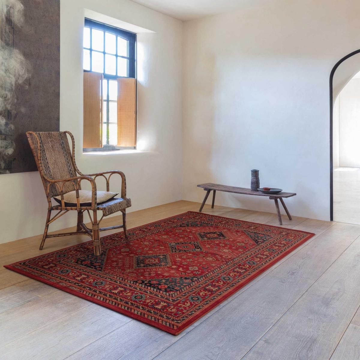 Royal Kashqai Traditional Wool Rugs 4345 300 in Red 135x200cm – image 1