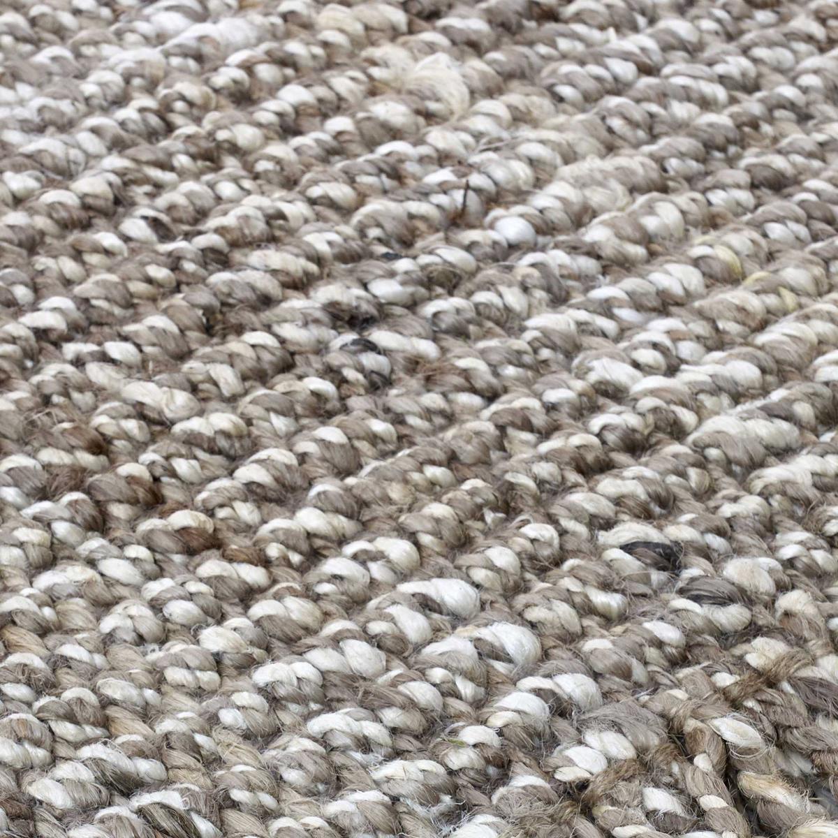 Lagos Jute Fringe Rug in Grey – image 1