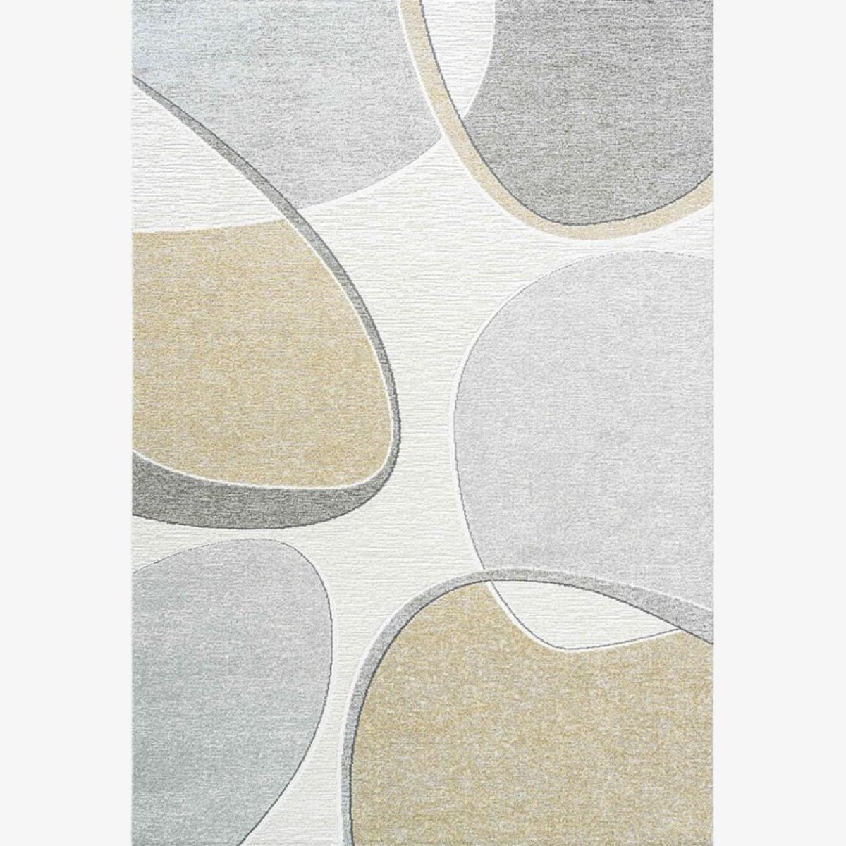 Milano 46004 6191 Abstract Orb Rugs in Gold Yellow – image 1
