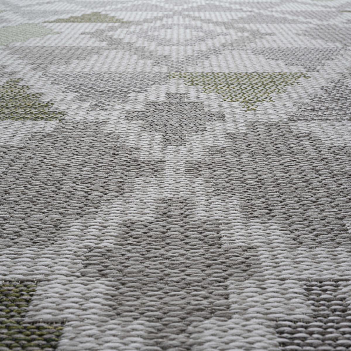 Brighton Flatweave Indoor Outdoor Rugs 98053 4024 in Grey Green160x230cm – image 2