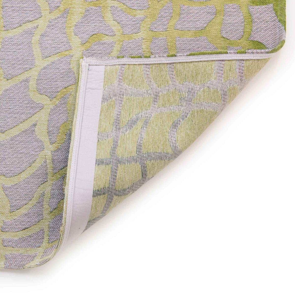 Louis De Poortere Modern Abstract Mad Men Dedalo Rugs 9204 in Republic Green 80x150cm – image 3