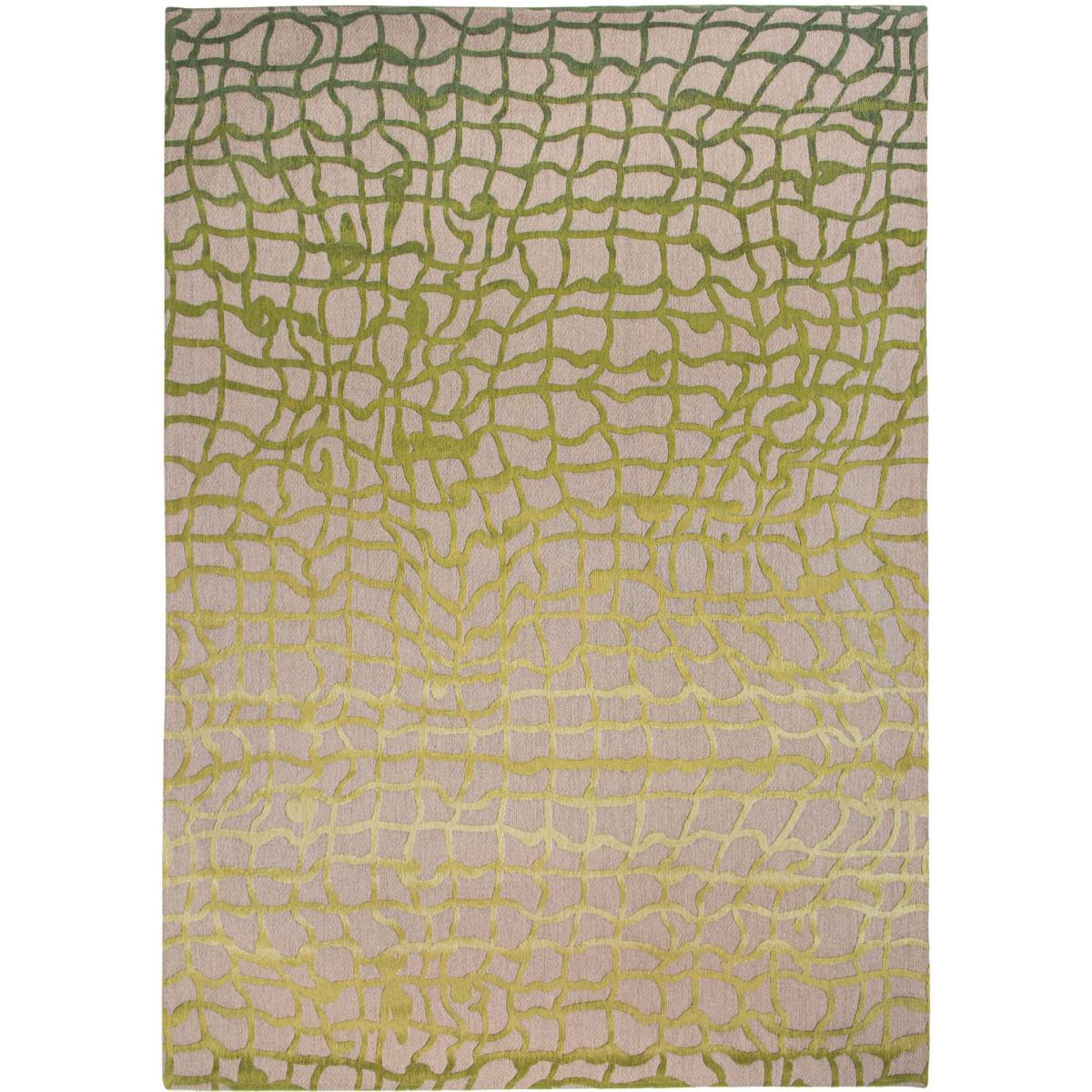 Louis De Poortere Modern Abstract Mad Men Dedalo Rugs 9204 in Republic Green 80x150cm – image 5