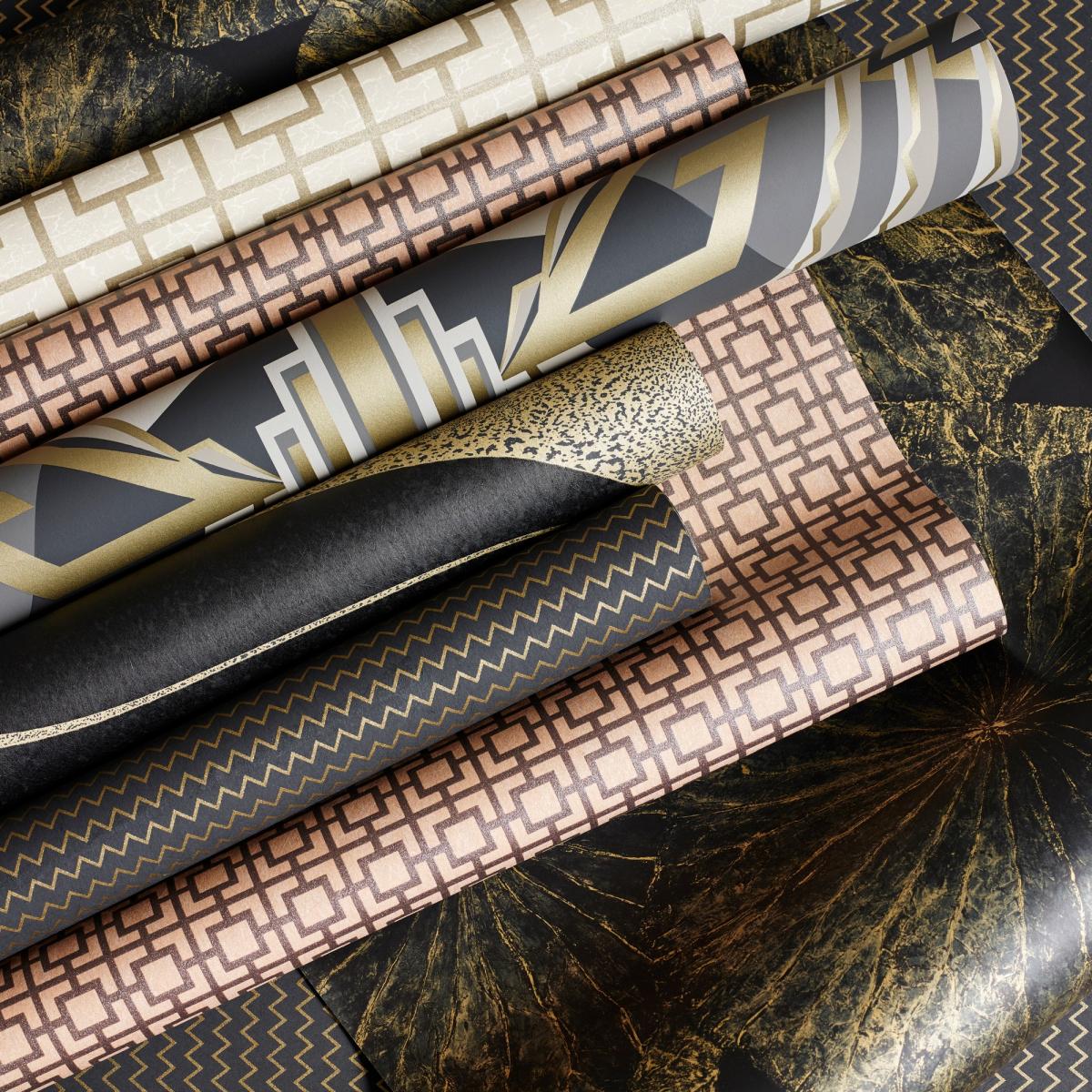 Seizo Wallpaper 312827 by Zoffany in Copper Brown&nbsp;Roll – image 3
