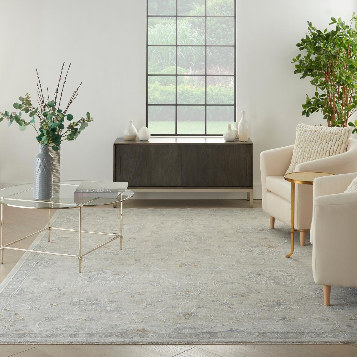 Nourison Infinite Persian Rugs IFT04 in Light Grey119x180cm – image 2