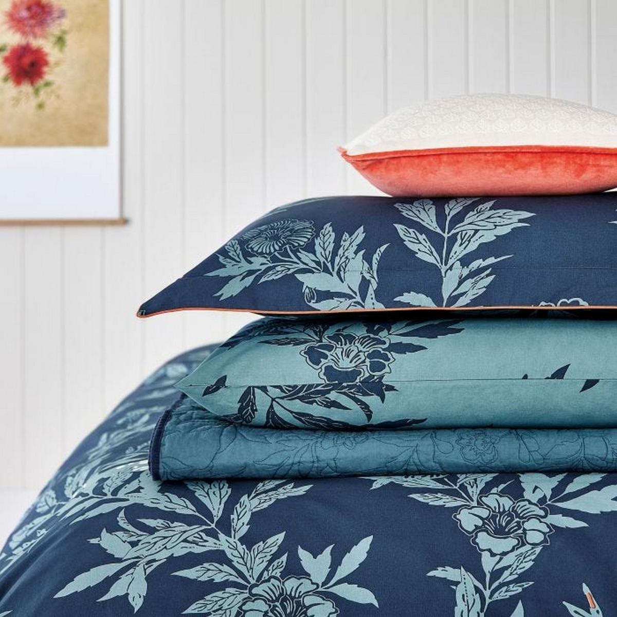 Country Critters Bedding Duvet Cover and Pillowcase By Joules in Navy Blue 74x48cm – image 3