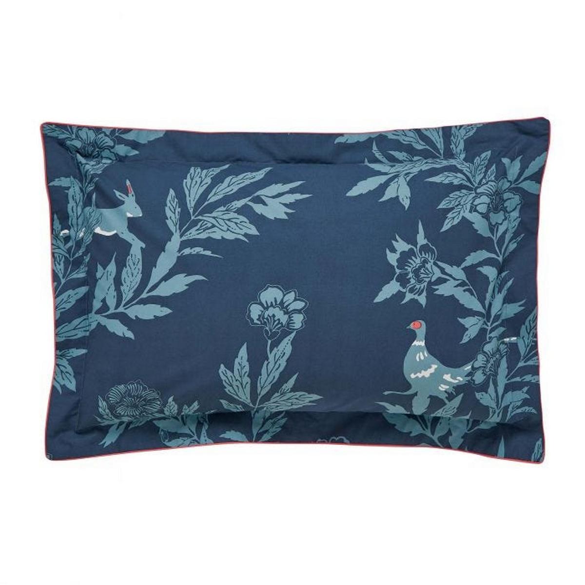 Country Critters Bedding Duvet Cover and Pillowcase By Joules in Navy Blue 74x48cm – image 4