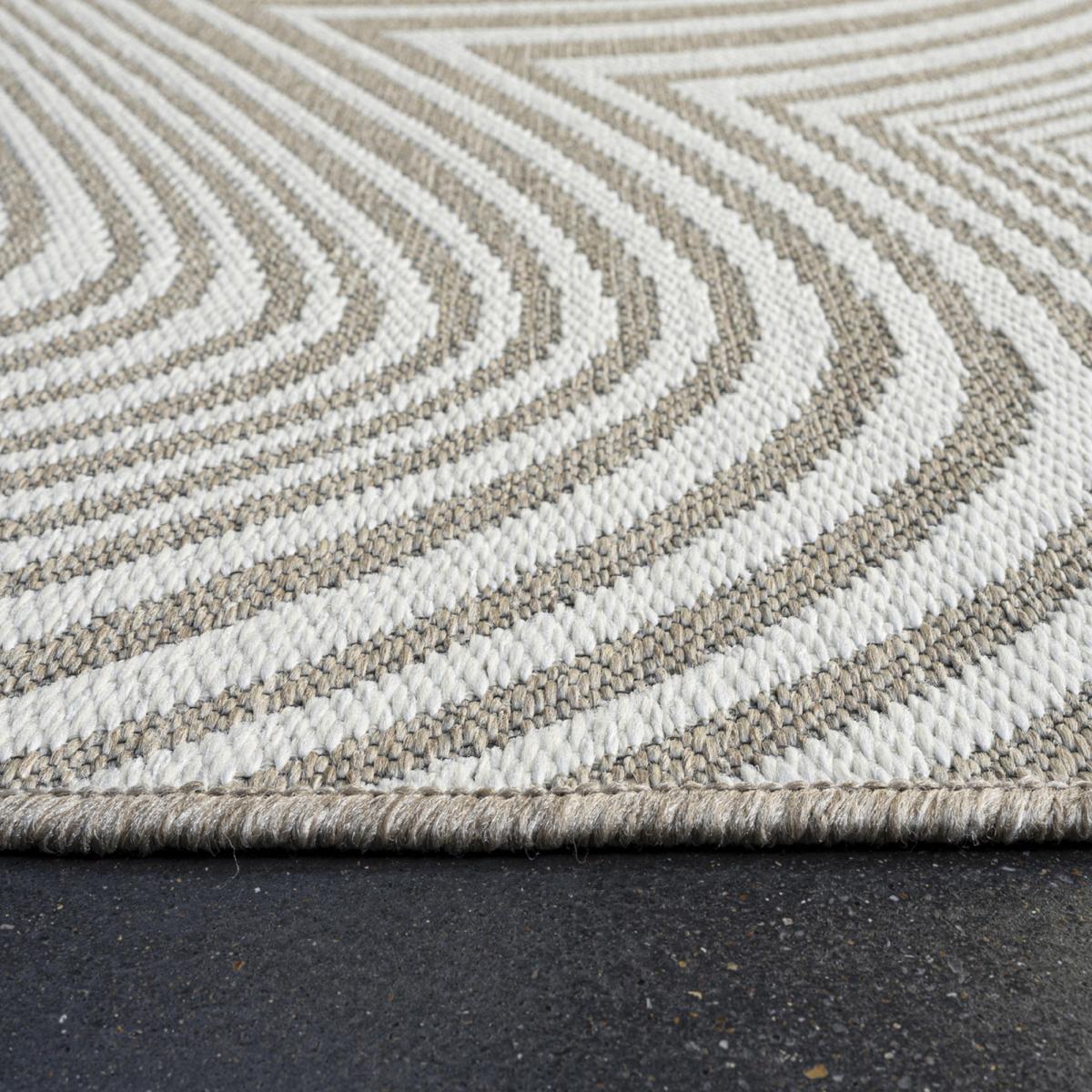 Brighton Flatweave Indoor Outdoor Rugs 98038 2026 in Grey200x290cm – image 2