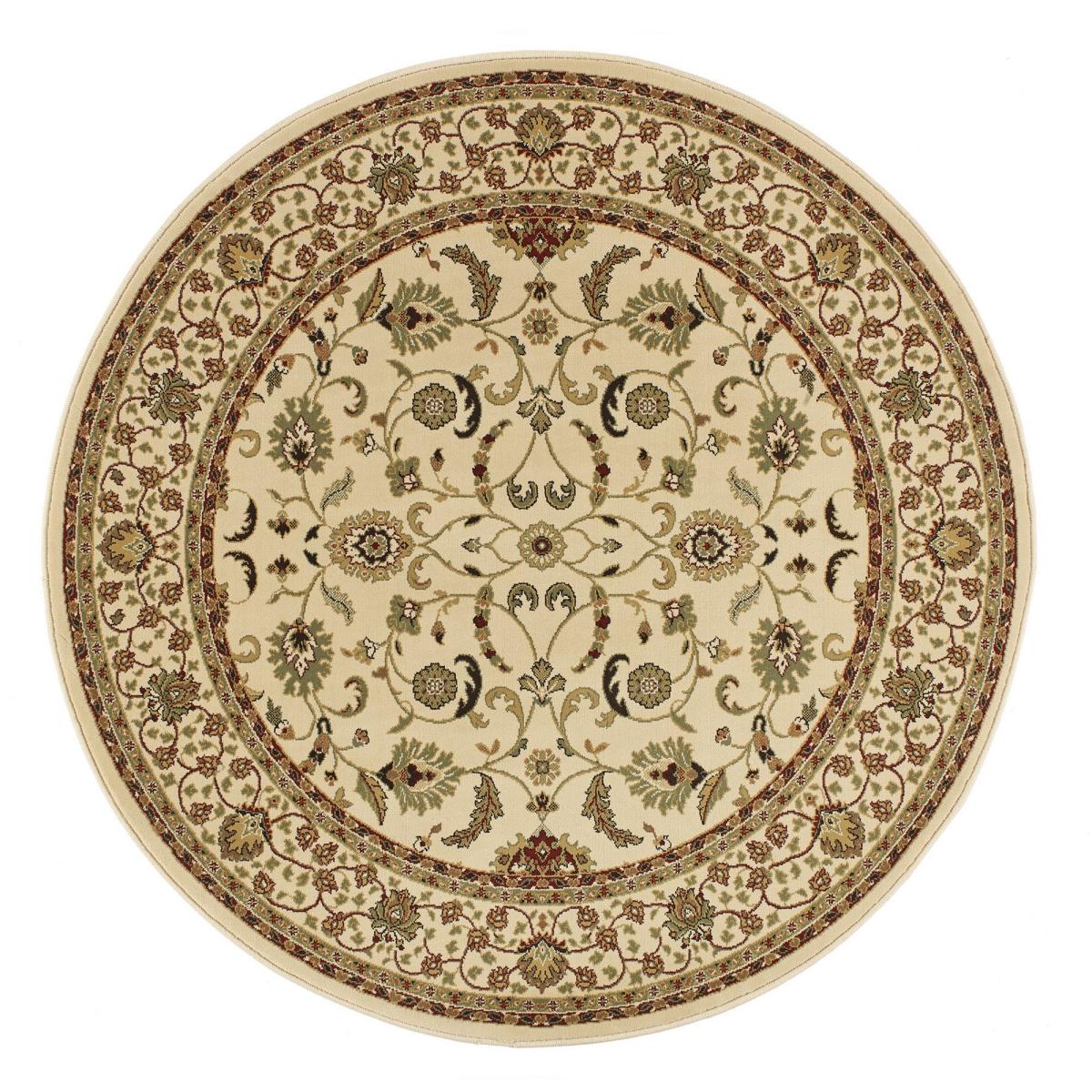Kendra Traditional Circle 137 W in Cream – image 5