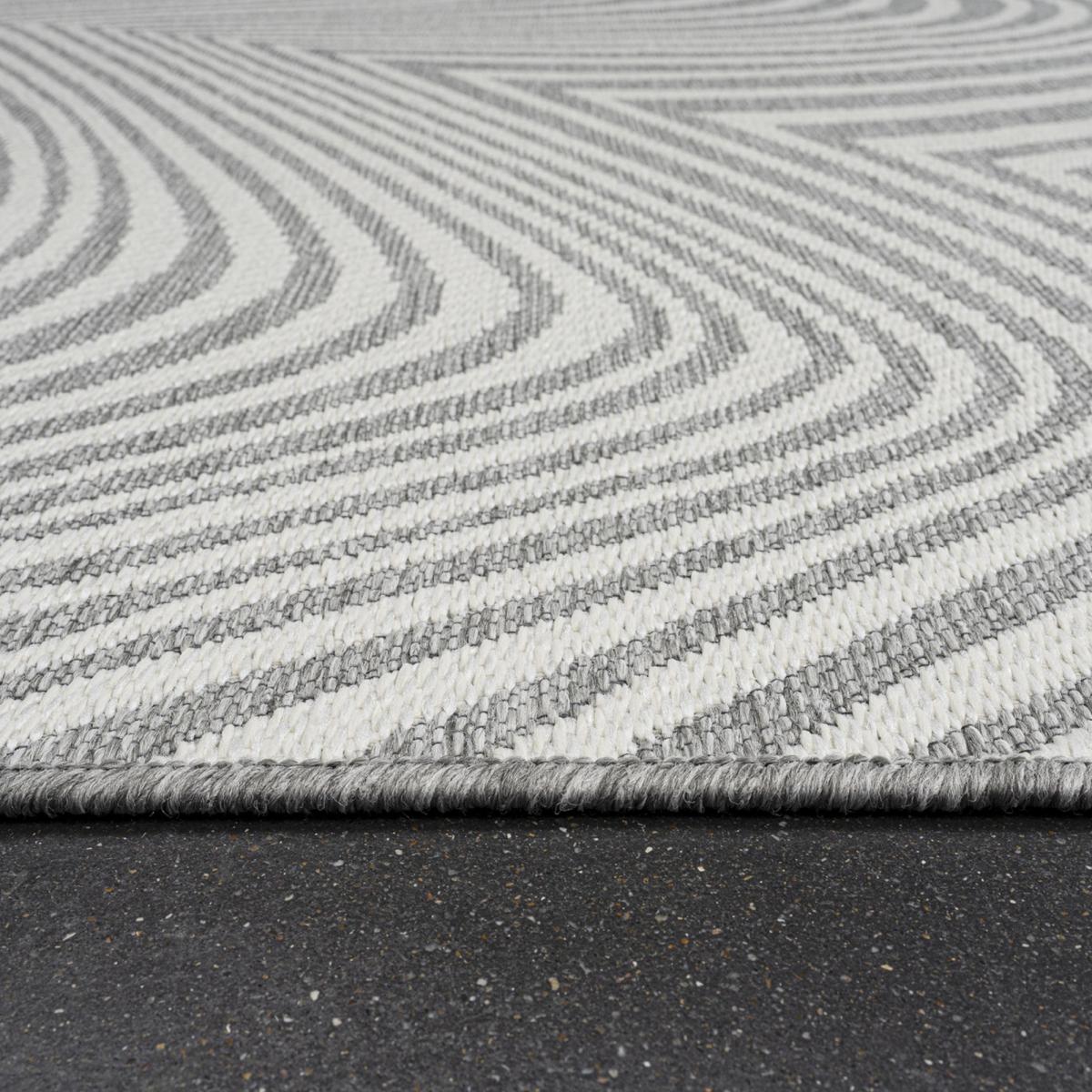 Brighton Flatweave Indoor Outdoor Rugs 98038 3062 in Grey120x170cm – image 3