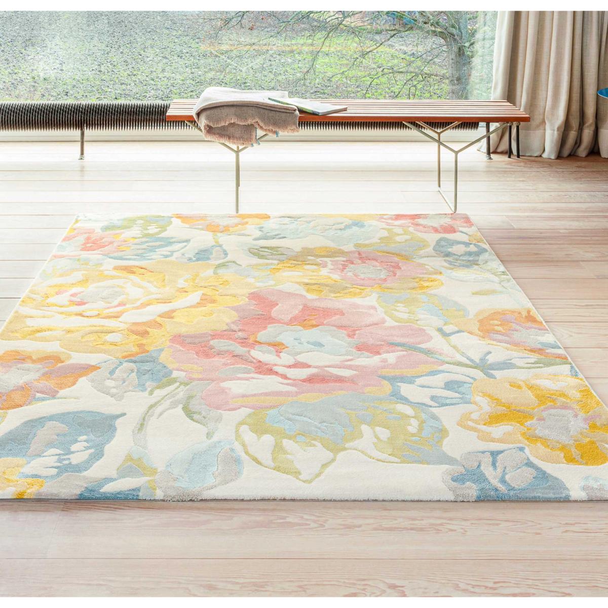 City Modern Floral Rugs 466118 AK990 in Multicolour – image 2