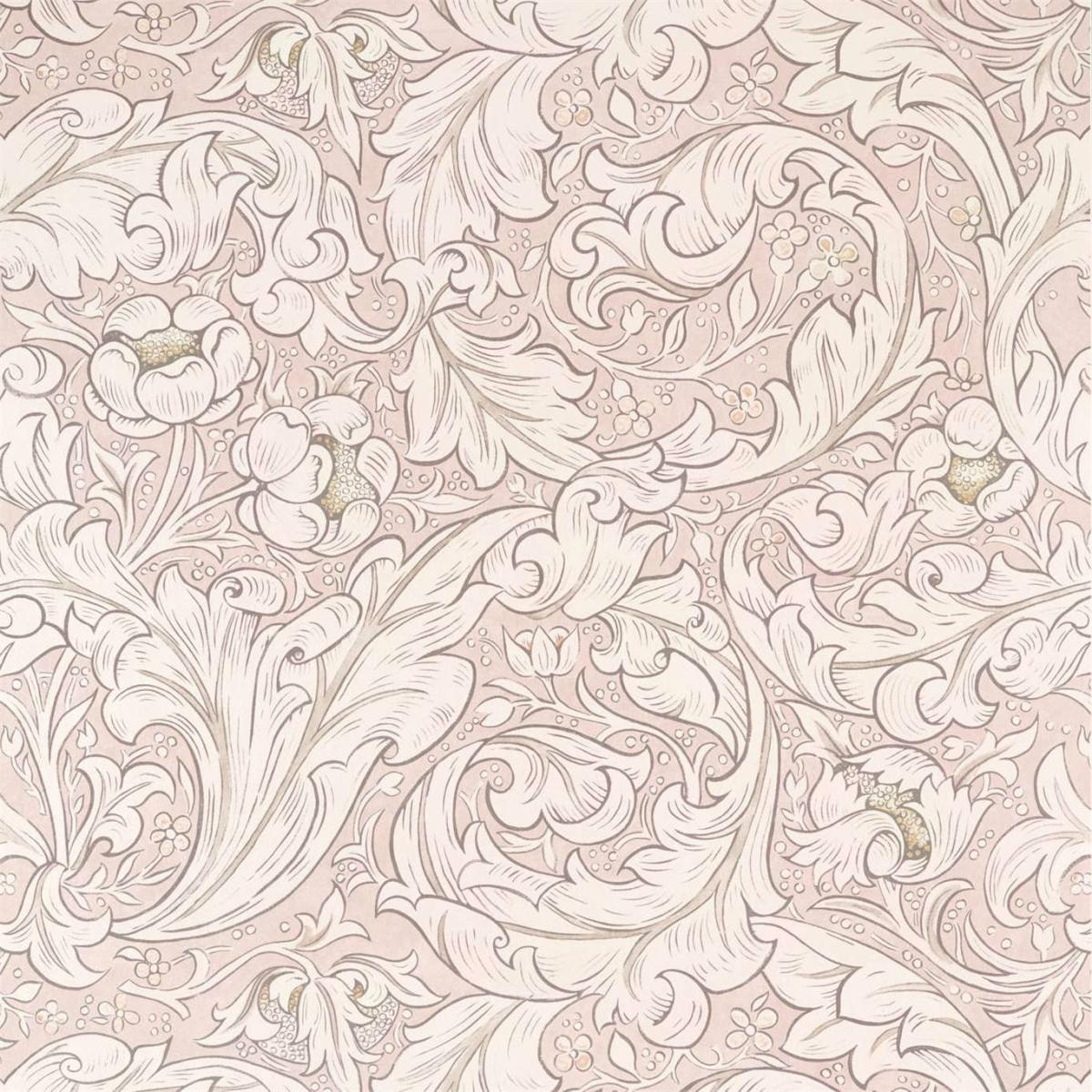 Pure Bachelors Button Wallpaper 216553 by Morris & Co in Faded Sea PinkRoll