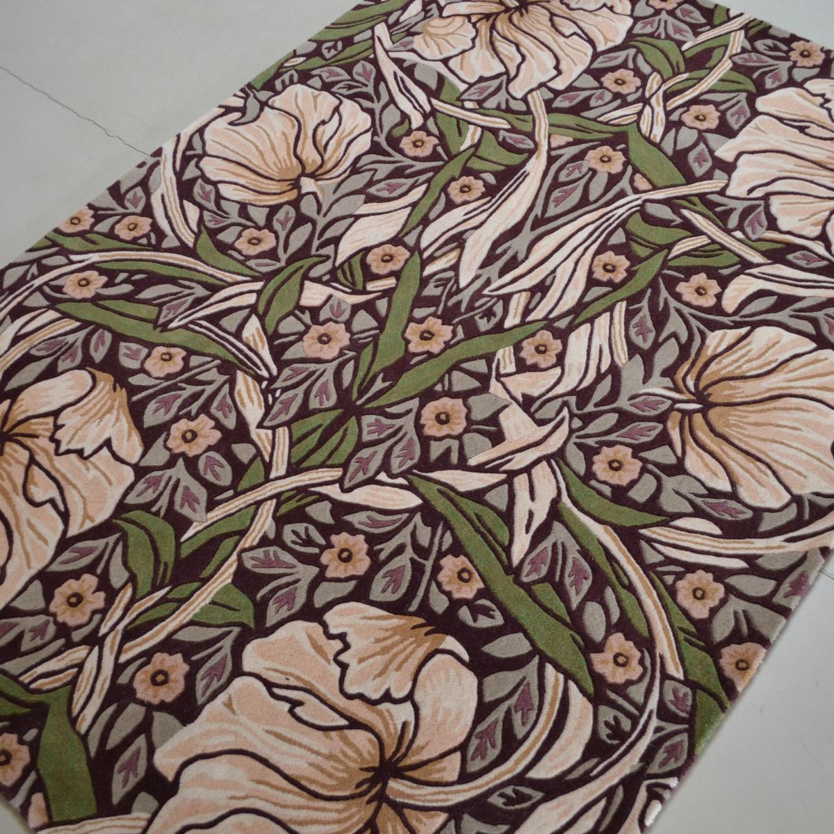 Pimpernel Rugs 028805 Aubergine by William Morris – image 2