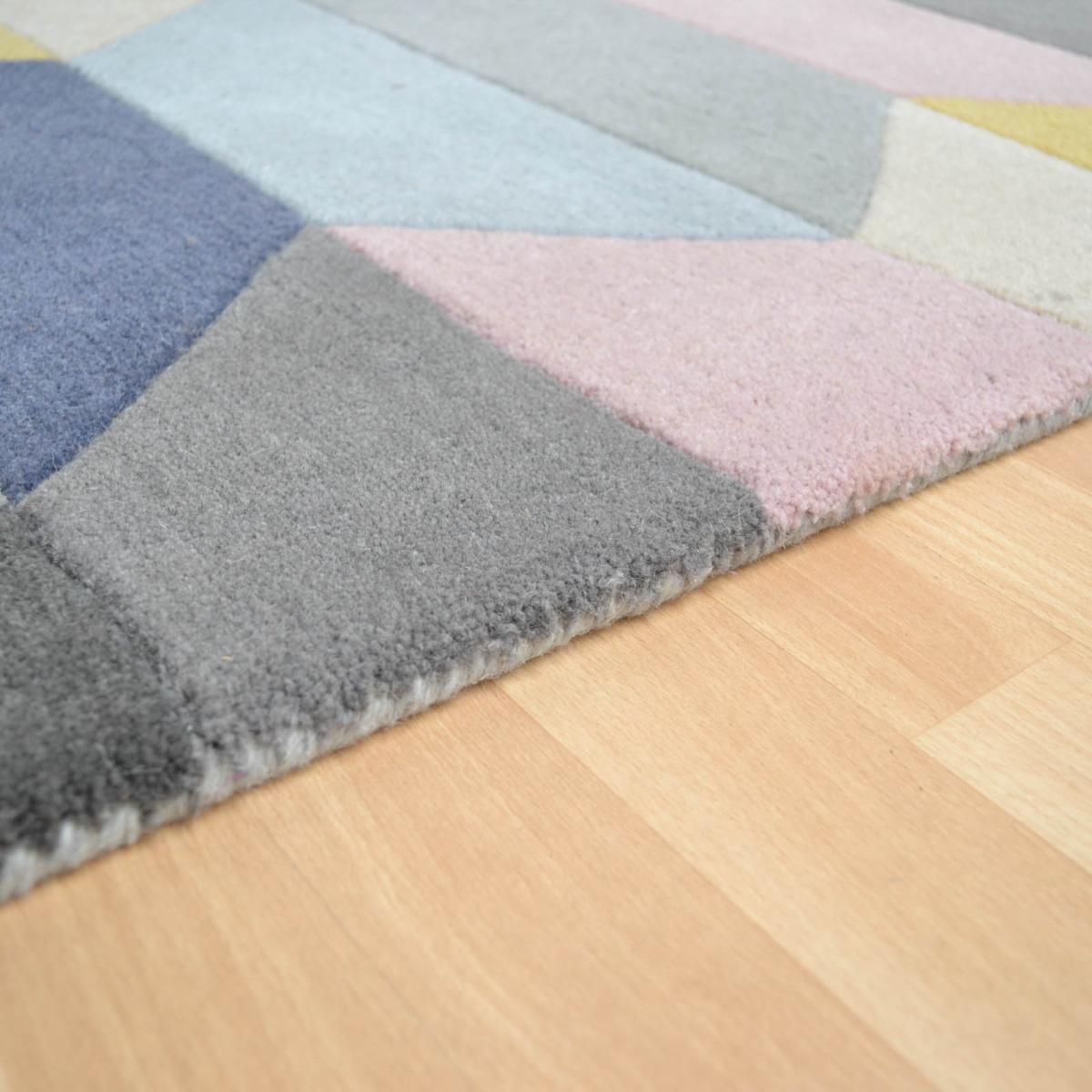 Funk Honeycomb Pastel Modern Hallway Runners 70x200cm – image 3