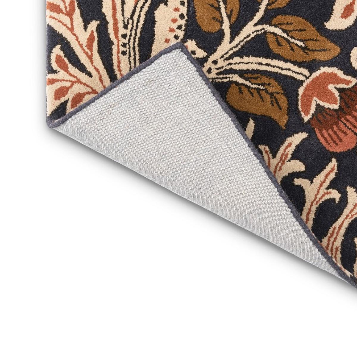 Artichoke Runner Rugs 127103 in Amber Charcoal By William Morris 67x230cm – image 3