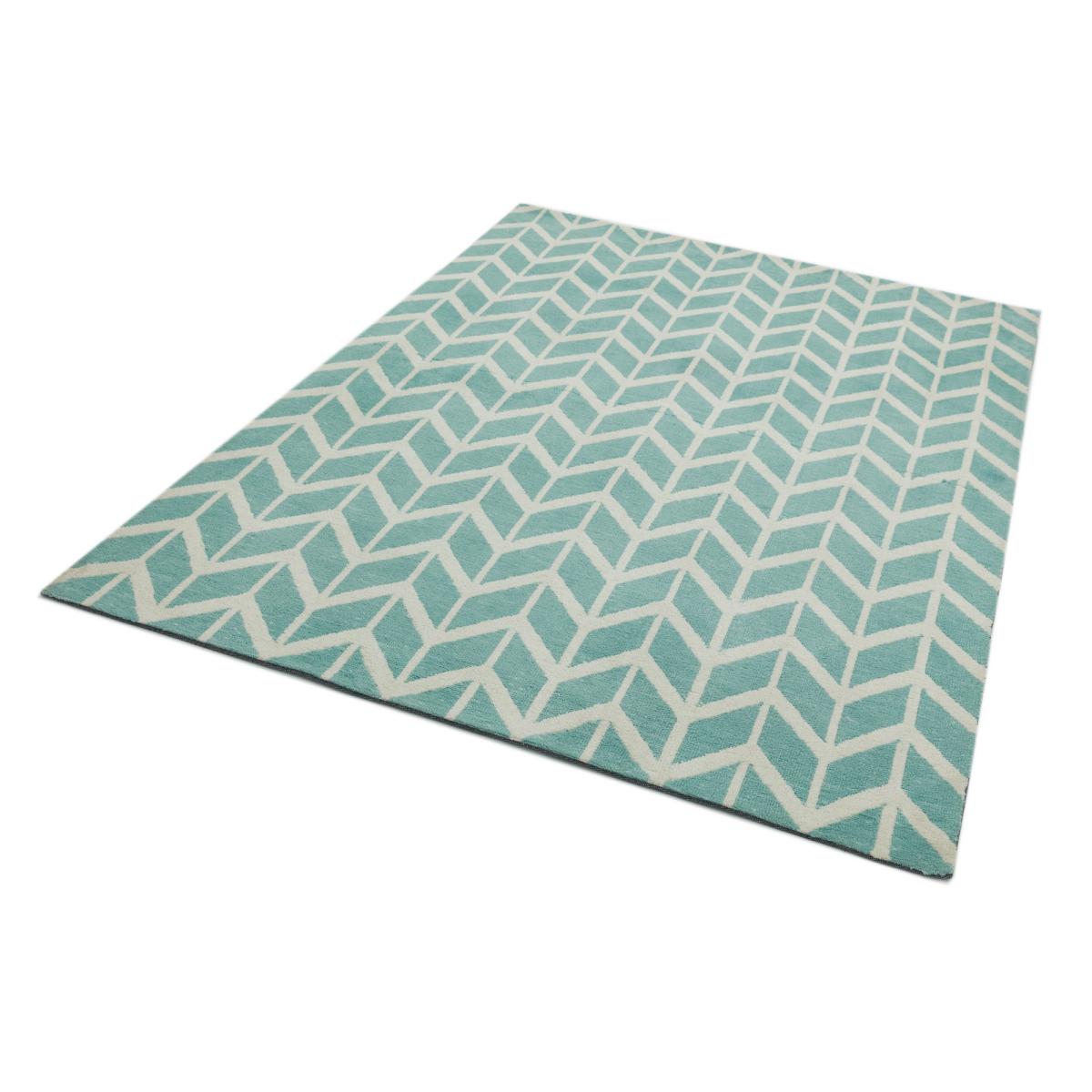 Arlo Chevron Rugs AR05 in Blue – image 2