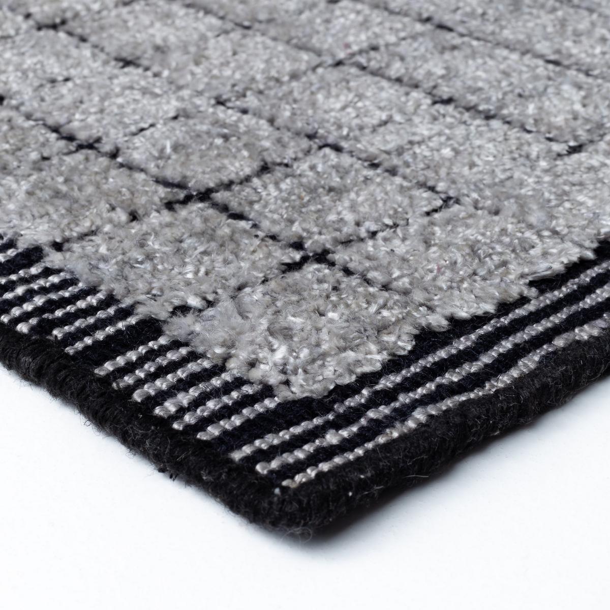 Mesh Premium Viscose Rugs 239 001 900 by Ligne Pure in Grey 250x350cm – image 3