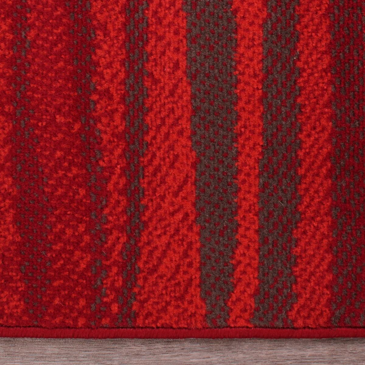 Waves Stripe Rugs in Red 60x110cm – image 4