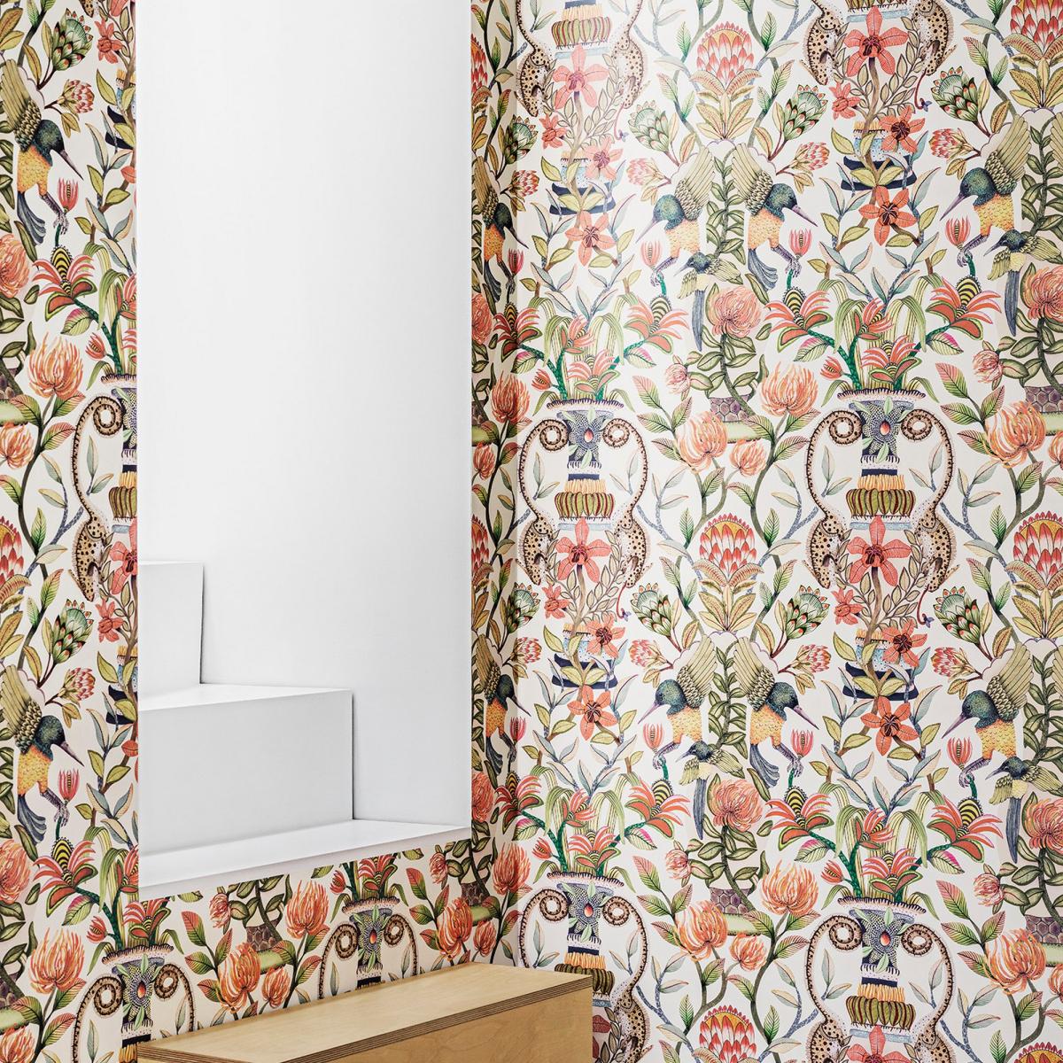 Protea Garden Wallpaper 119 10043 by Cole & Son in Coral&nbsp;Roll – image 2