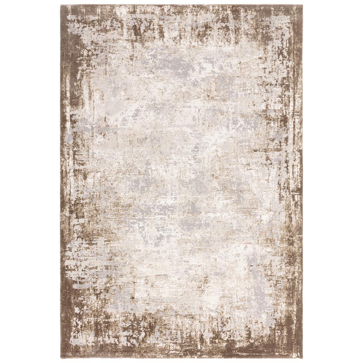 Kuza Border Modern Distressed Rug in Beige 120x170cm – image 5