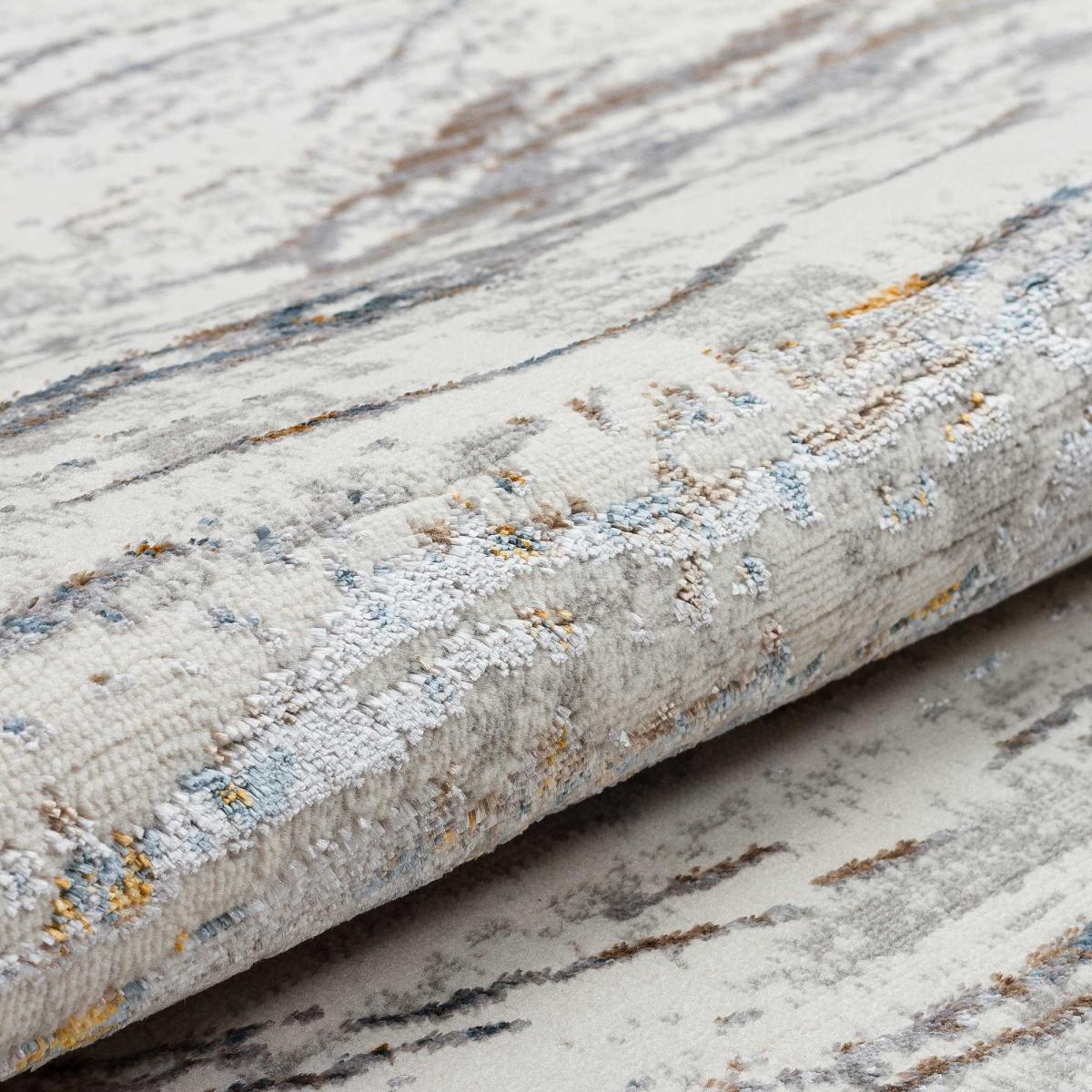 Dalia DAL15 Abstract Rugs in Ivory Multi 160x220cm – image 4