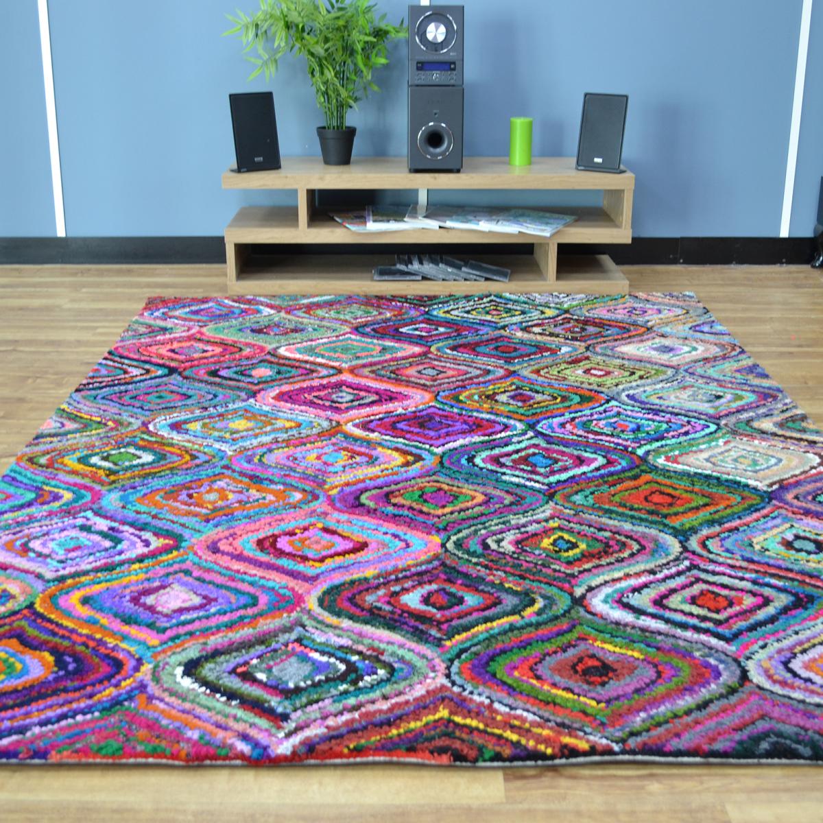 Cotton Chindi Aston Multicoloured Rugs 01 160x230cm – image 5