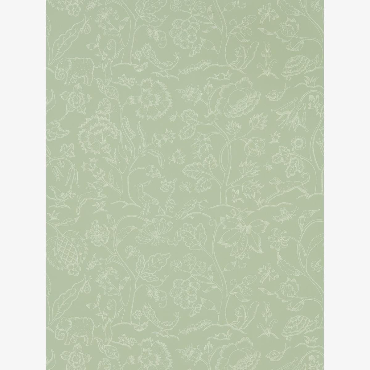 Middlemore Wallpaper 216694 by Morris & Co in Sage Green Roll