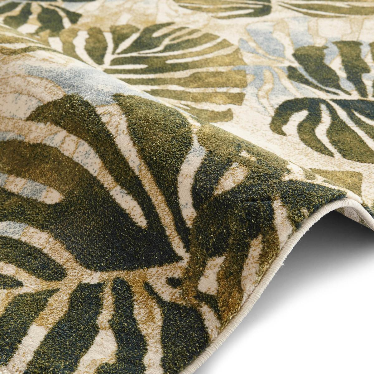 Tropics Rugs 6097 in Cream and Green – image 2